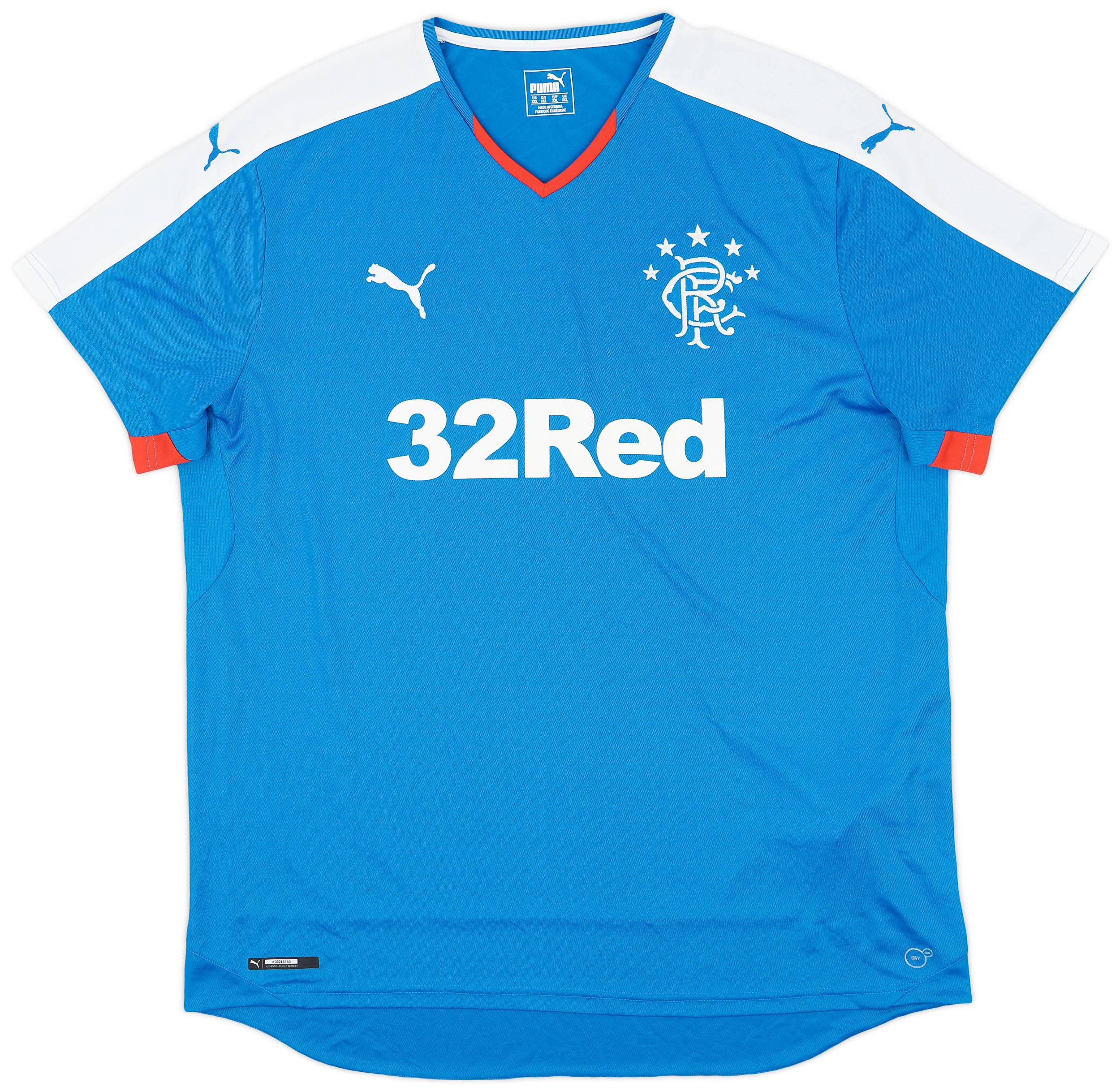 2015-16 Rangers Home Shirt - 9/10 - (XXL)