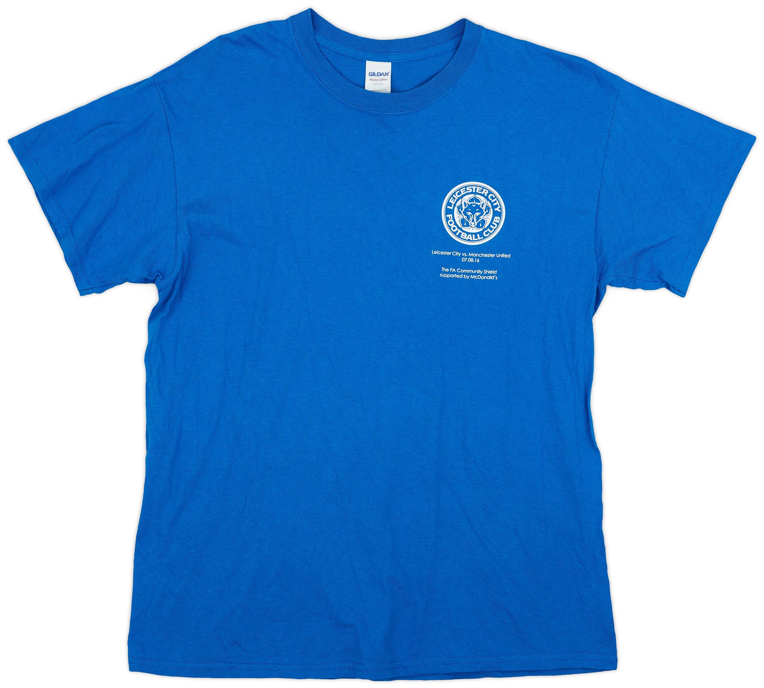 2016-17 Leicester City Community Shield Cotton Tee - 7/10 - (L)