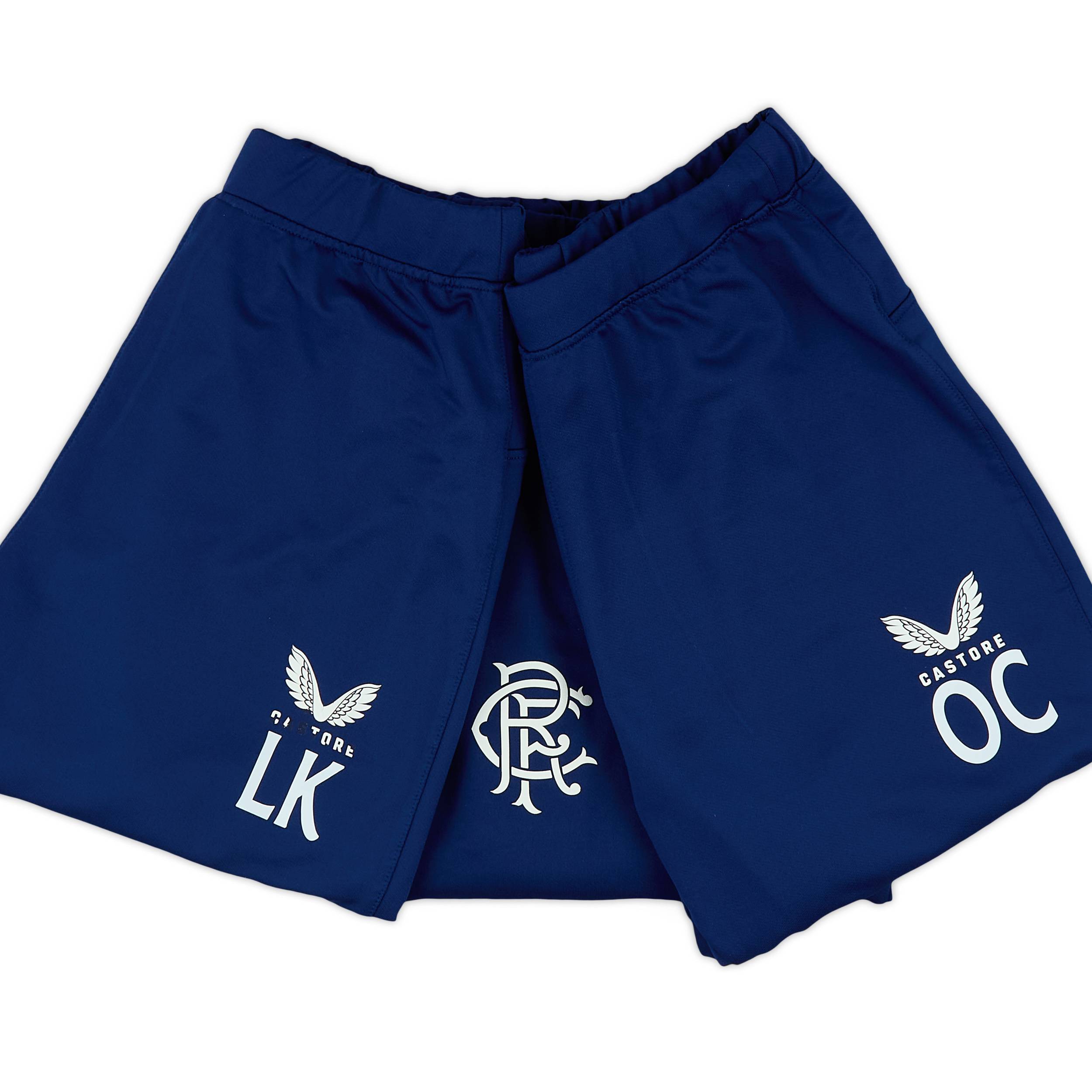 2023-24 Rangers Staff Issue Training Pants/Bottoms # - 7/10