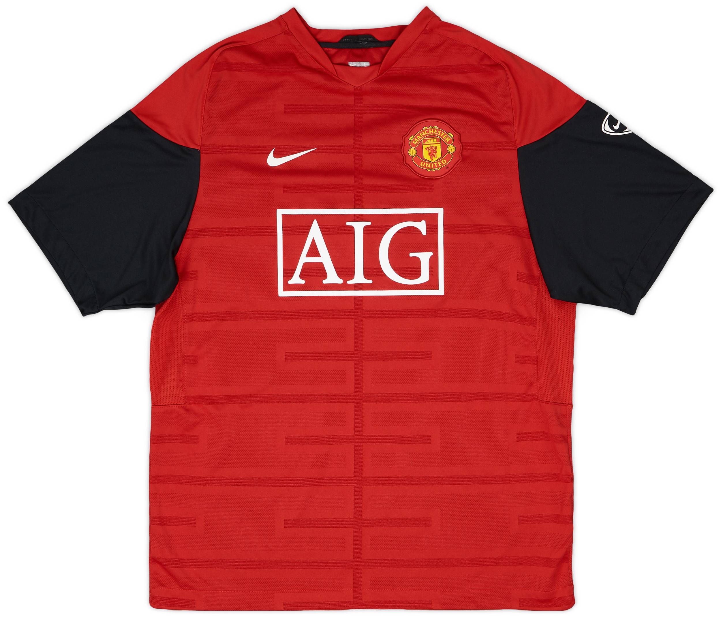 2009-10 Manchester United Nike Training Shirt - 8/10 - (L)