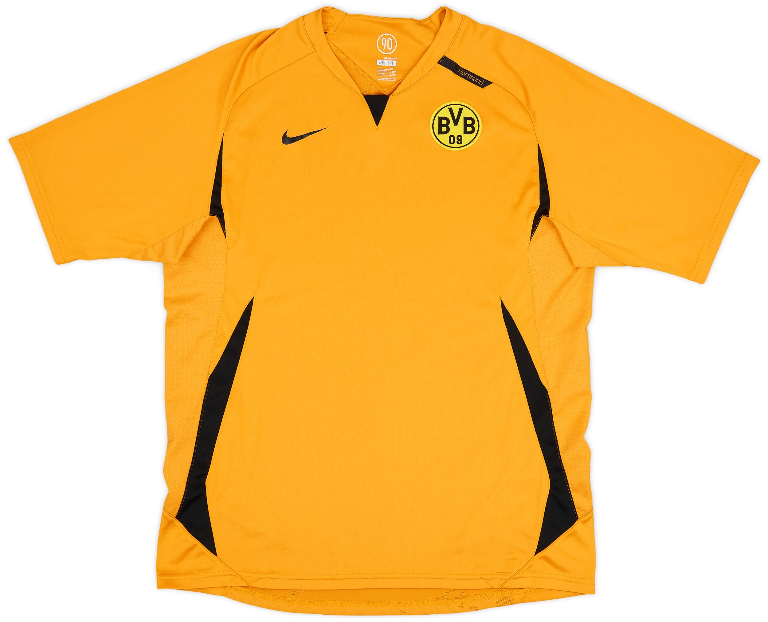 2006-07 Borussia Dortmund Player Issue Nike Training Shirt - 9/10 - (L)