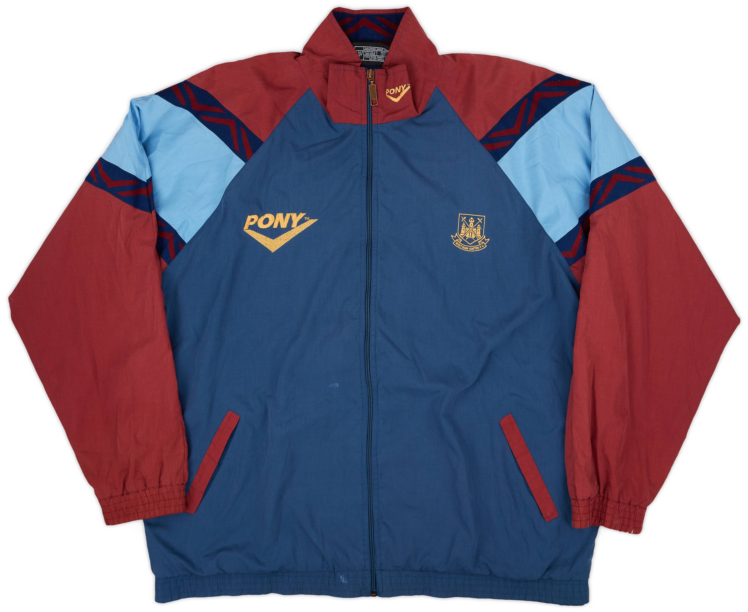 1995 97 West Ham Pony Track Jacket 9 10 XL