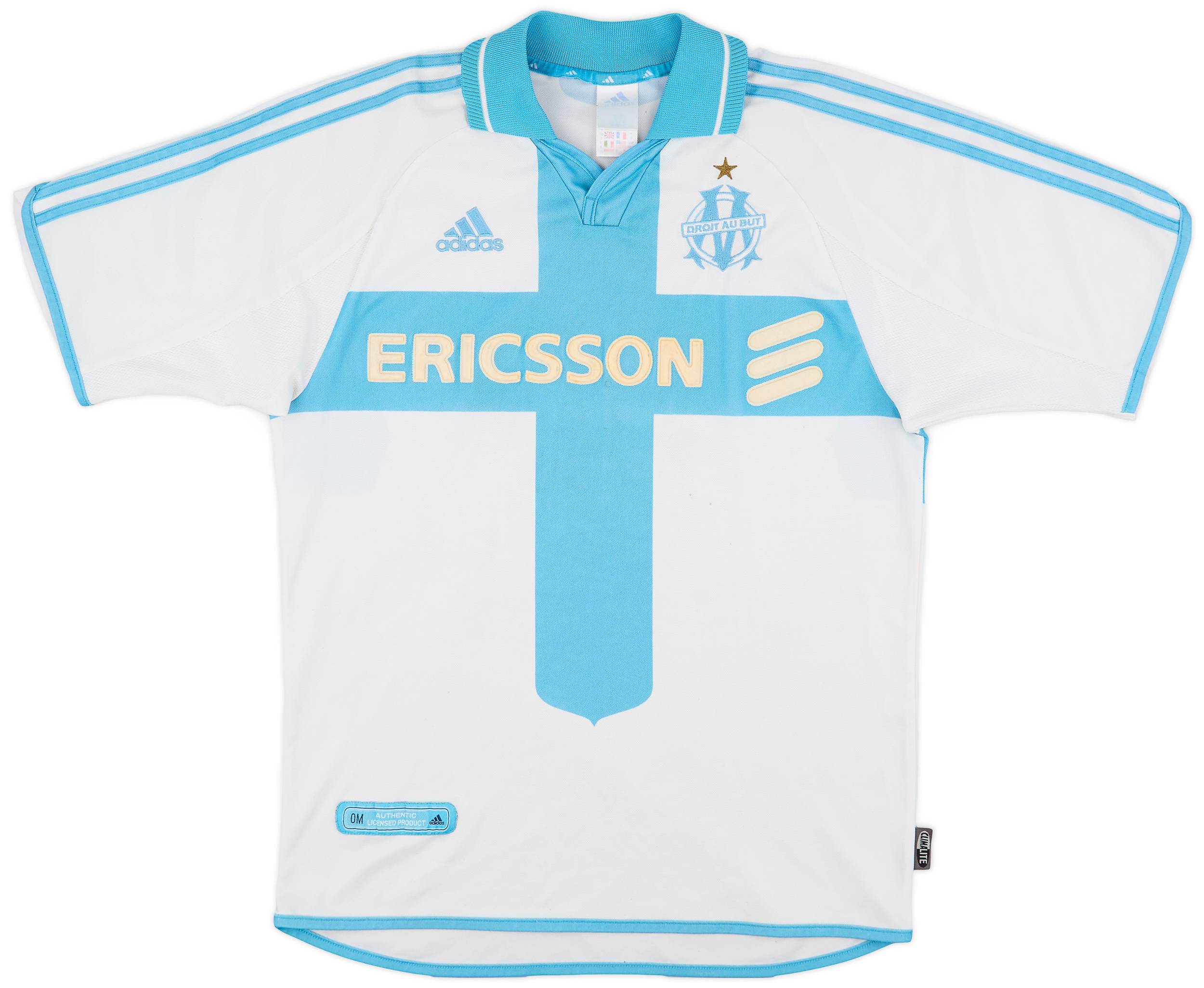 2000-01 Olympique Marseille Home Shirt - 7/10 - (S)