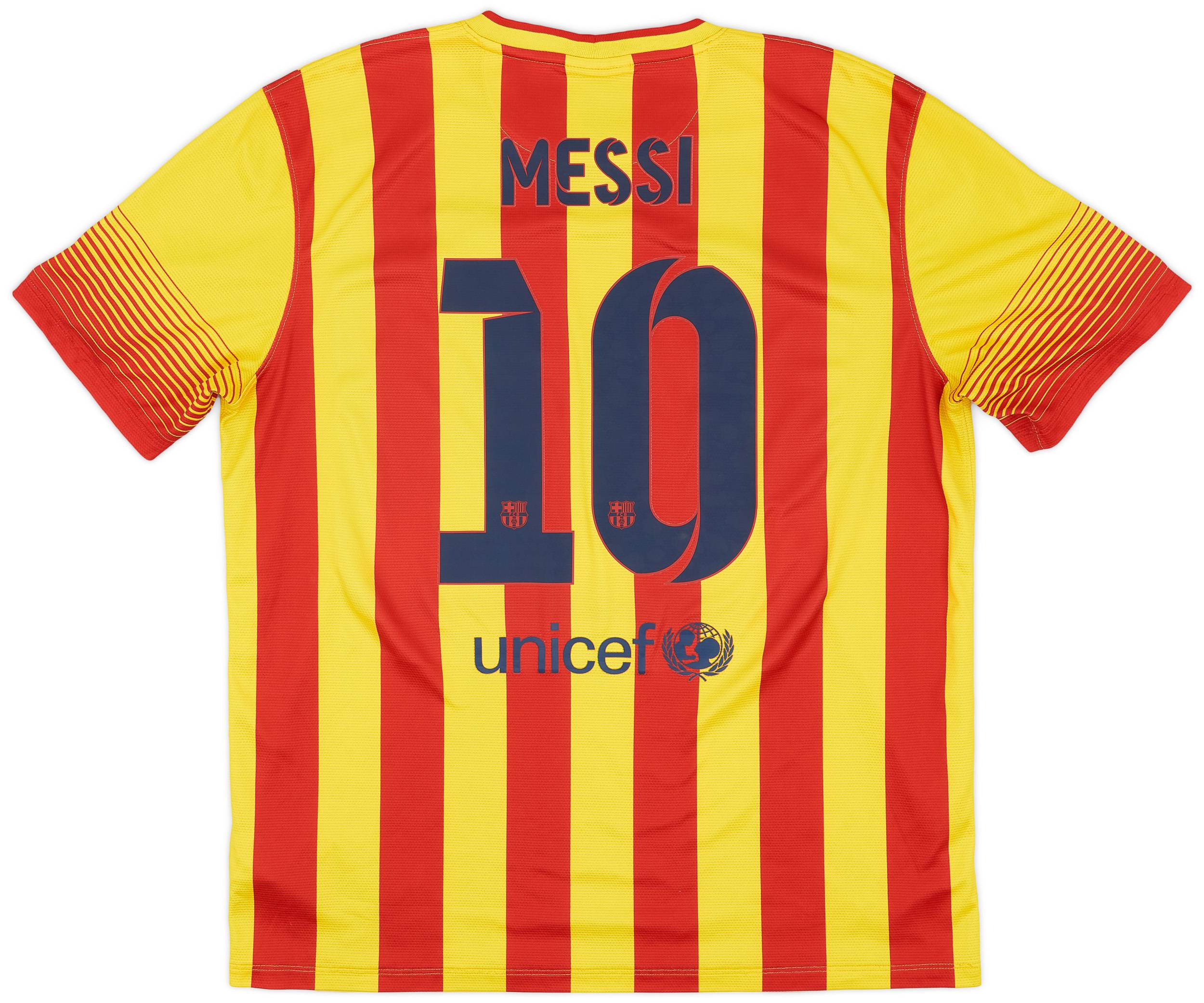 2013-15 Barcelona Away Shirt Messi #10 - 5/10 - (XL)