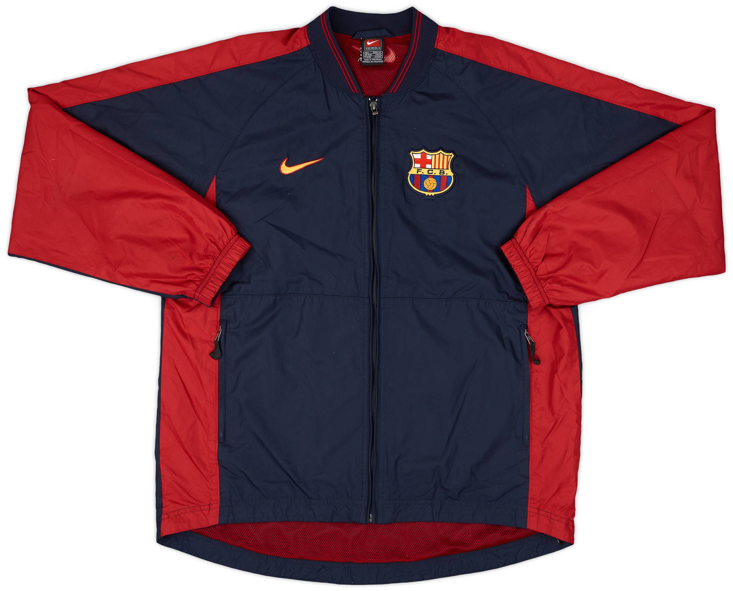 【一部予約販売中】 Barcelona 1999-00 Nike (S) - 9/10 - Jacket Track 記念グッズ