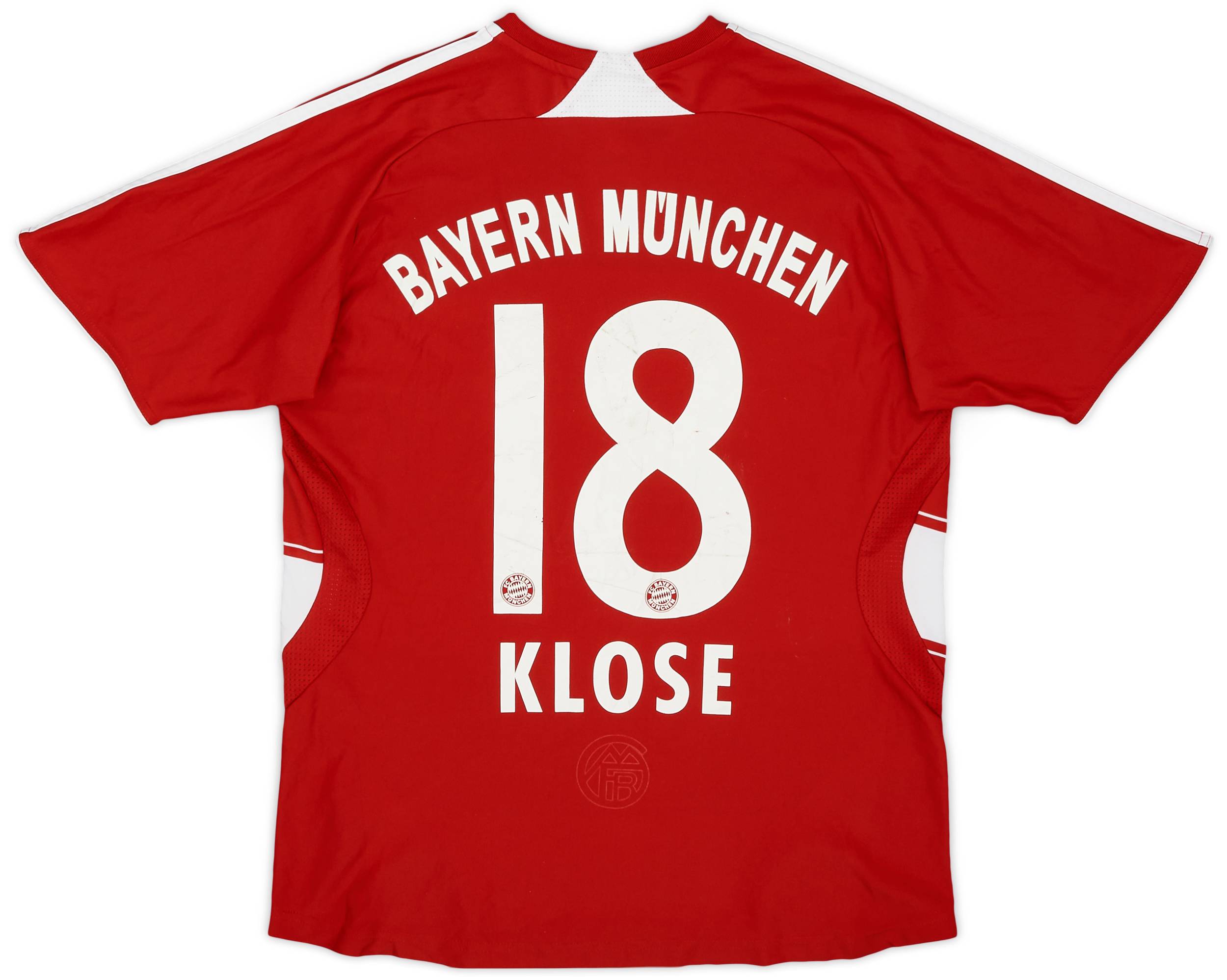 2007-08 Bayern Munich Home Shirt Klose #18 - 5/10 - (L.Boys)