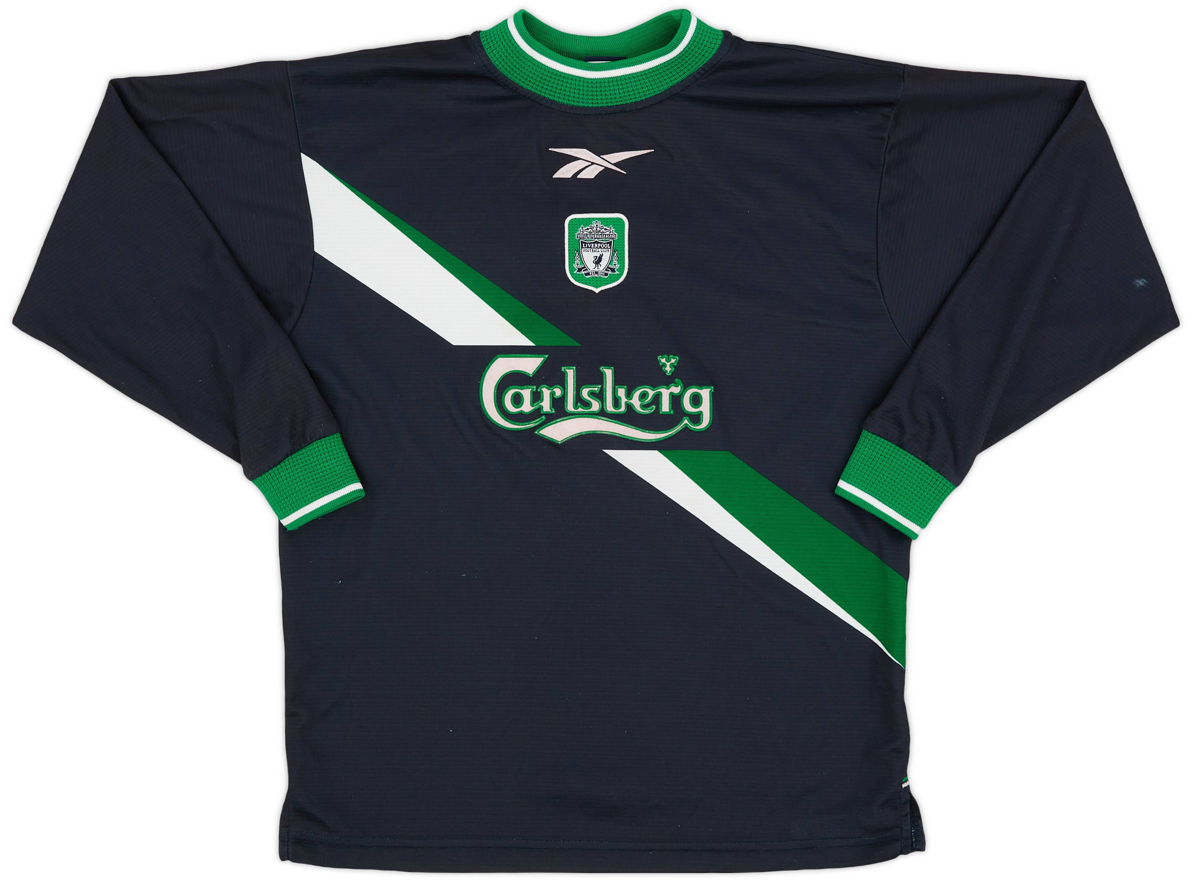 1999-00 Liverpool GK Shirt - 7/10 - (M.Boys)