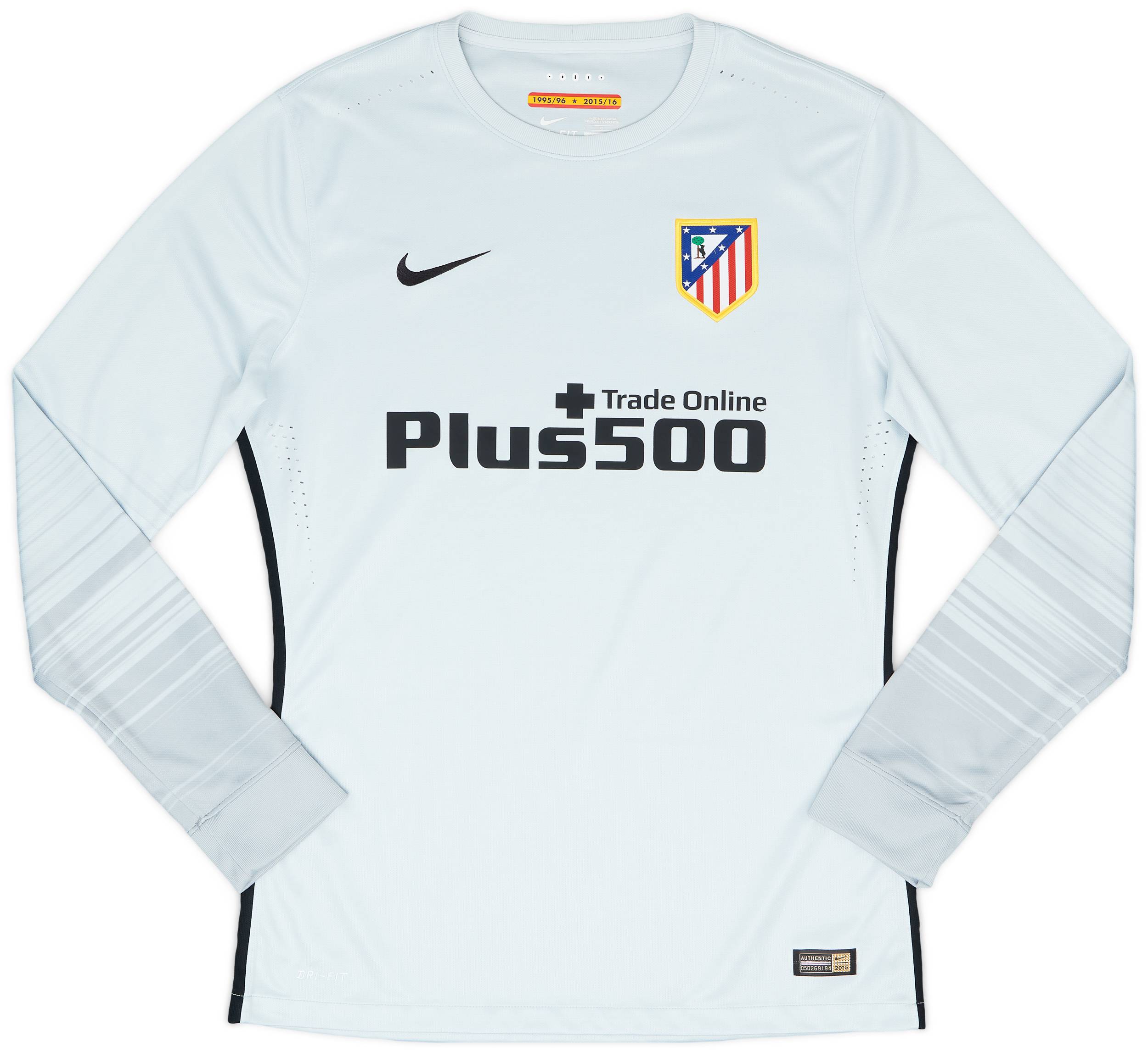 2015-16 Atletico Madrid Authentic GK Shirt - 9/10 - (L)