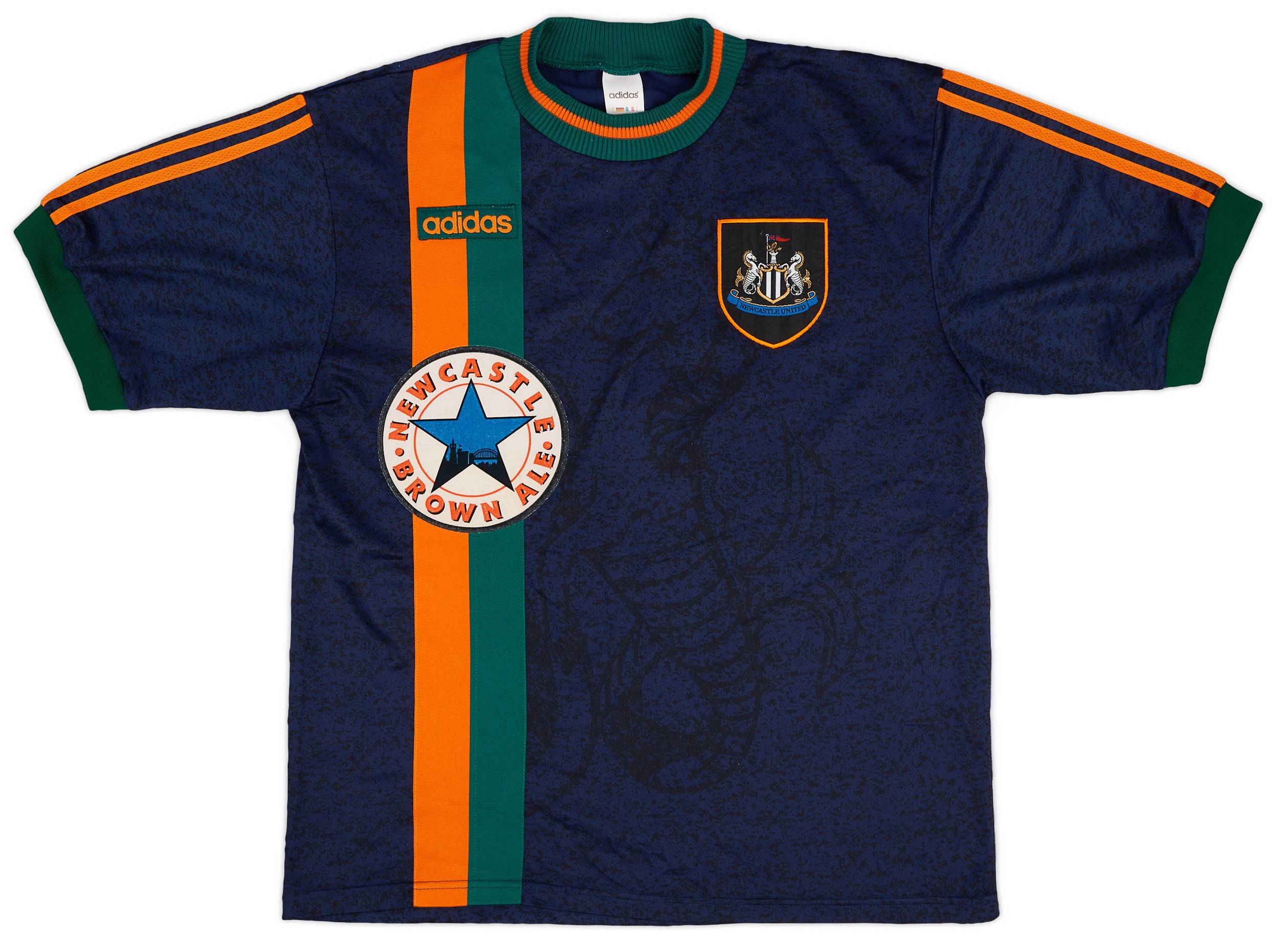 1997-98 Newcastle Away Shirt Asprilla #11 - 7/10 - (L)