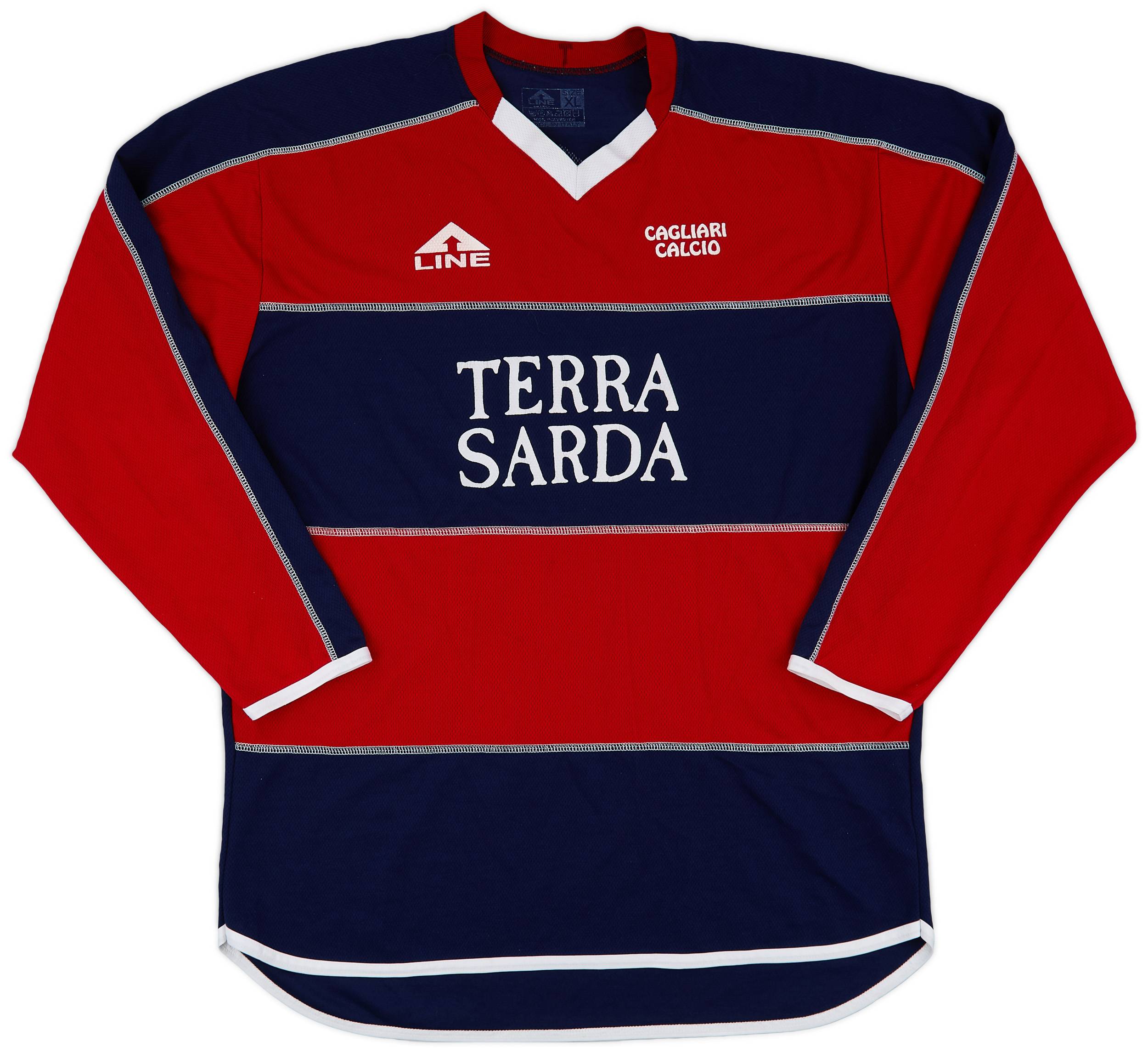 2002-04 Cagliari A-Line Training L/S Shirt - 8/10 - (XL)