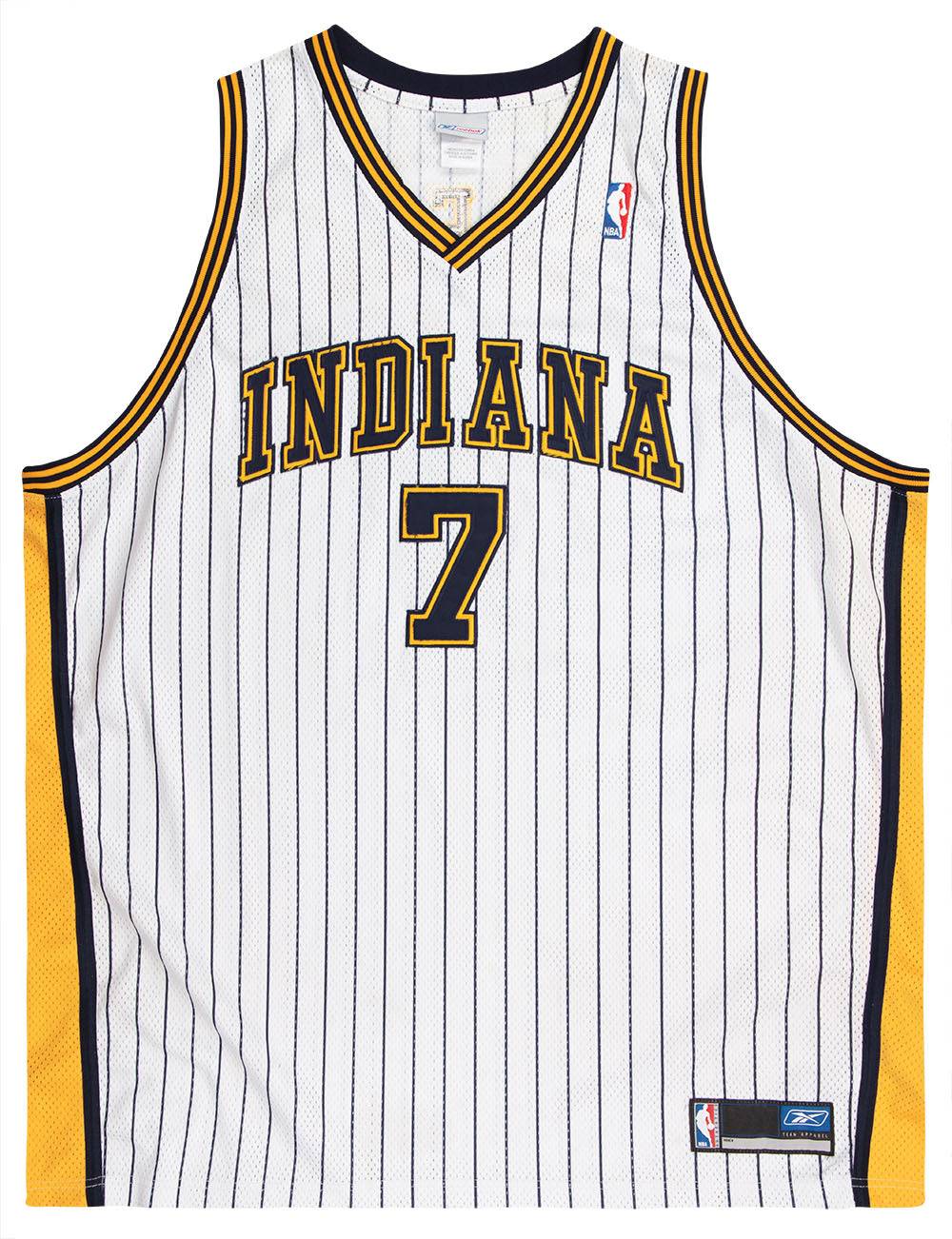 2001 05 Authentic Indiana Pacers O Neal 7 Reebok Jersey Home 3XL