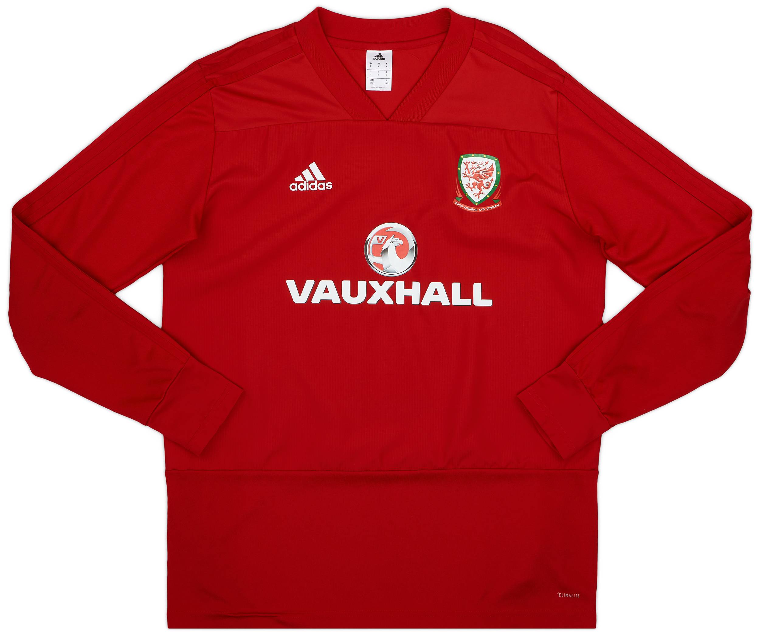 2018-19 Wales adidas Training Top - As New - (S)