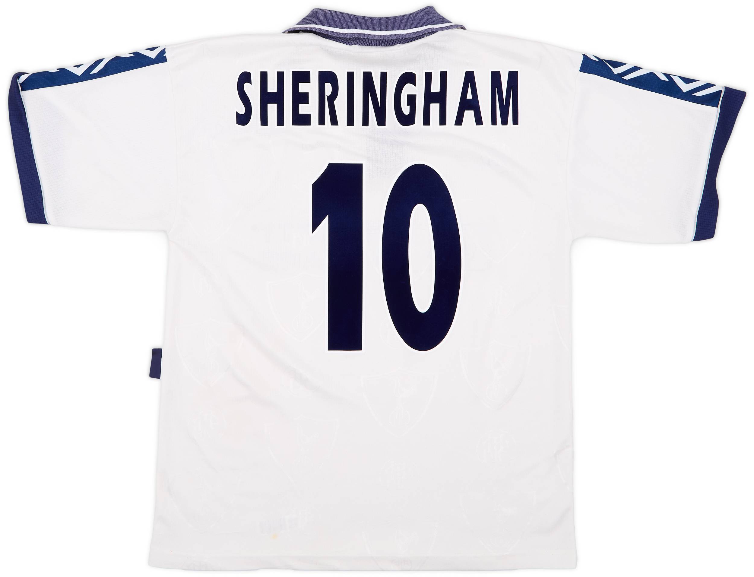 1995-97 Tottenham Home Shirt Sheringham #10 - 6/10 - (M)