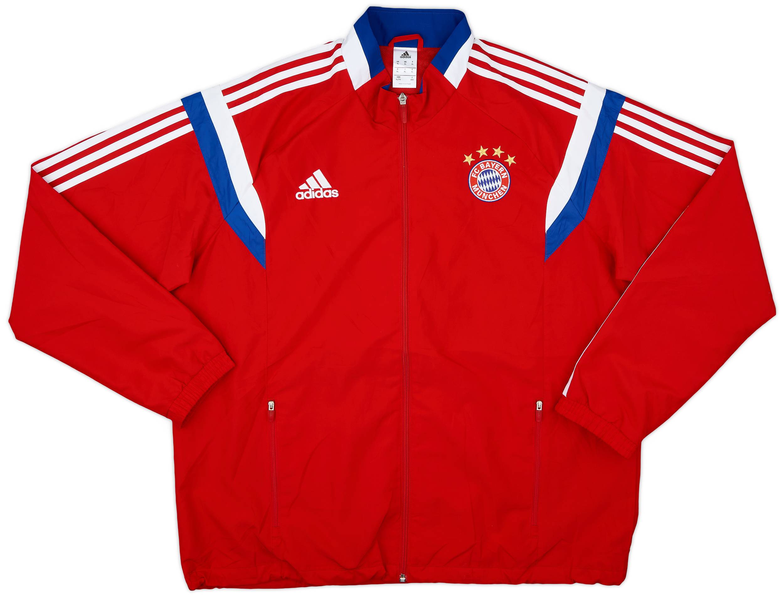 2014-15 Bayern Munich adidas Track Jacket - 8/10 - (XL)