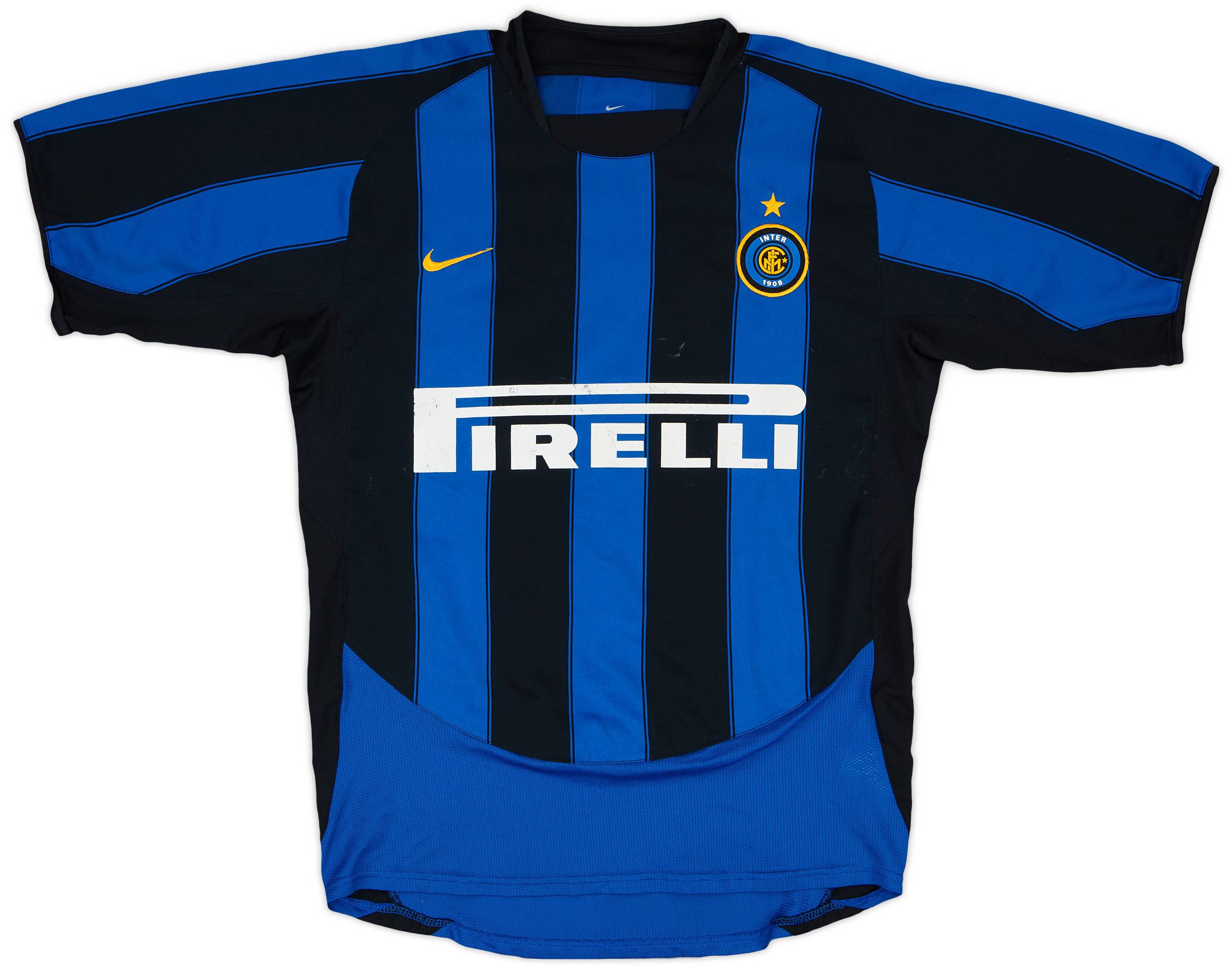 ウェア inter 2003 2004  2003-04 Inter Milan Match Issue Home Shirt #11