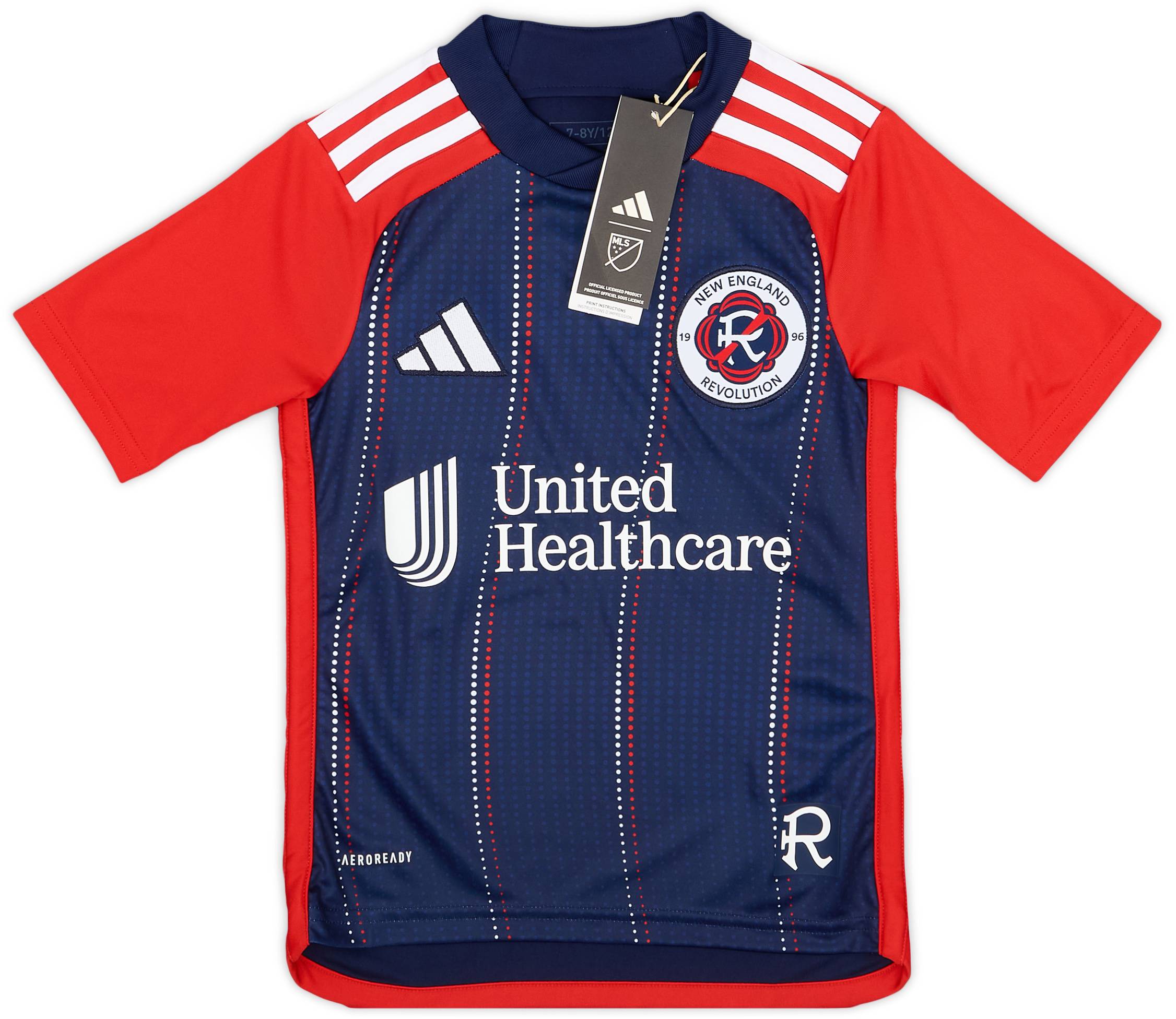 2024-25 New England Revolution Home Shirt (7-8 Years)