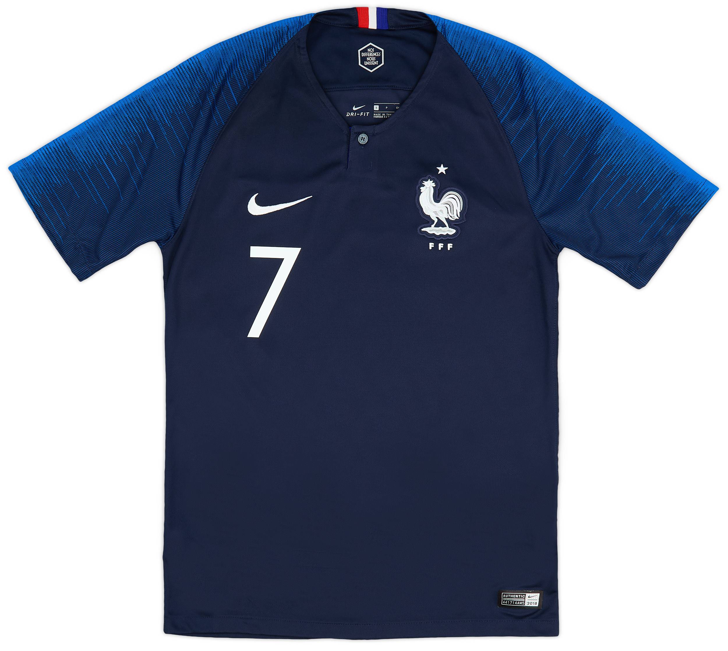 Nike France Youth (Kids) Home Jersey 2018 Legend Griezmann
