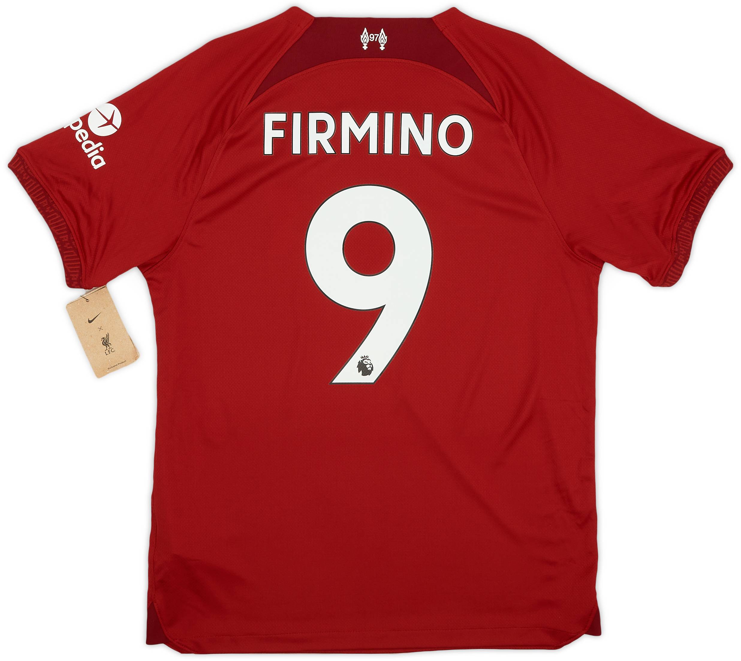 2022-23 Liverpool Signed Home Shirt Firmino #9 (M)