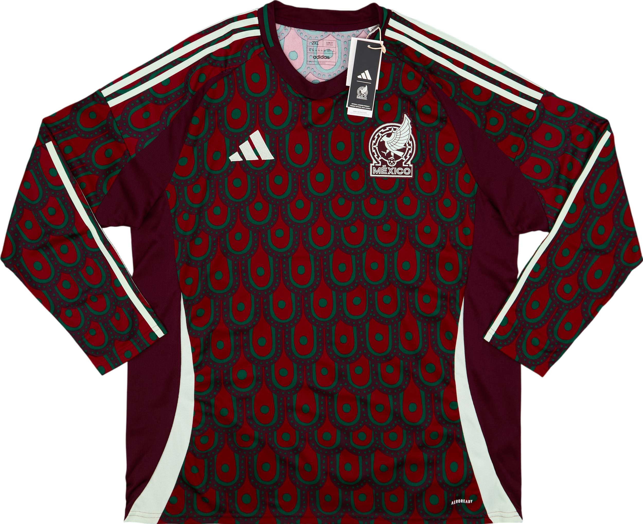 2024-25 Mexico Home L/S Shirt (XXL)