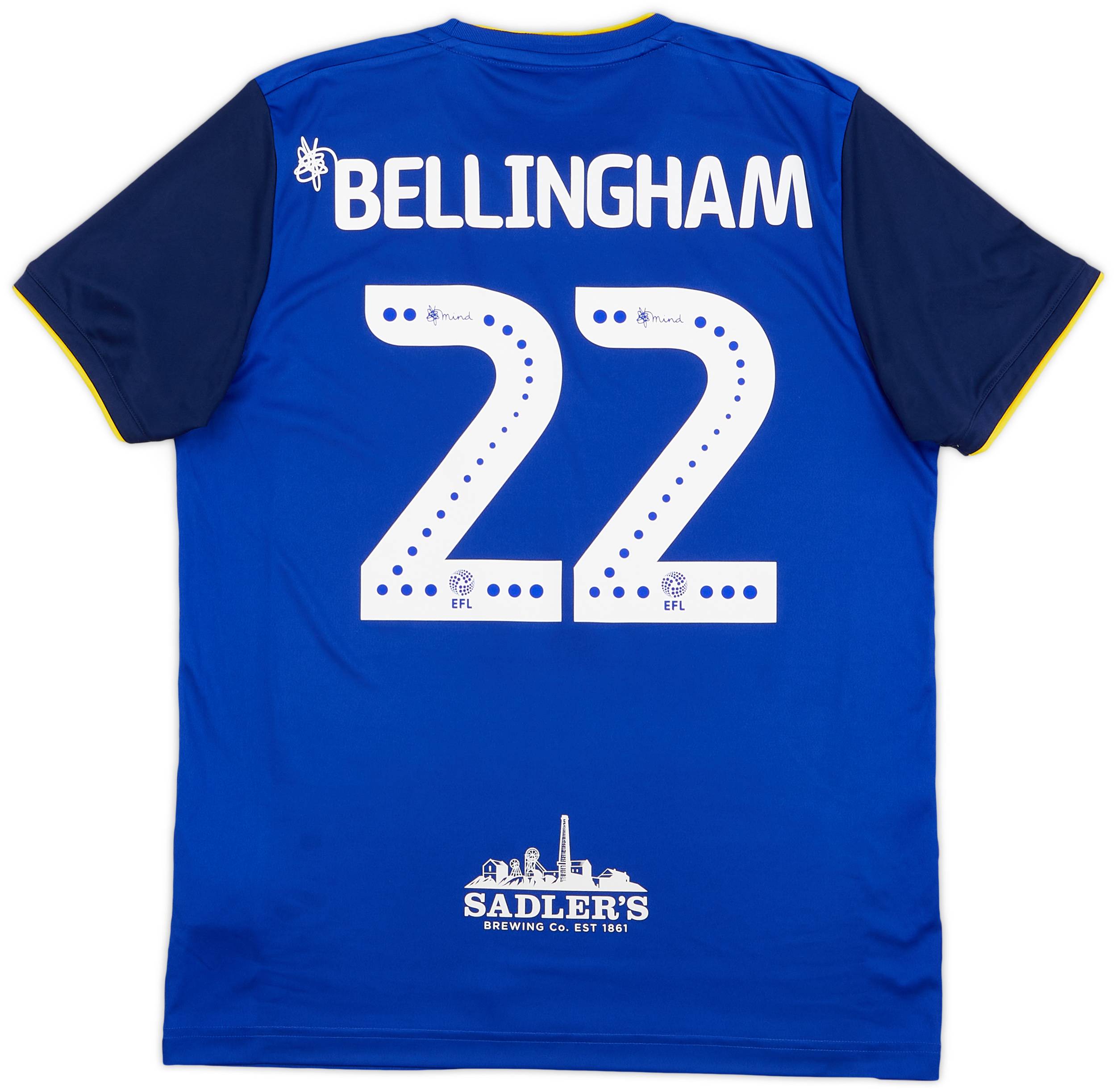 2019-20 Birmingham Home Shirt Bellingham #22 - 10/10 - (M)