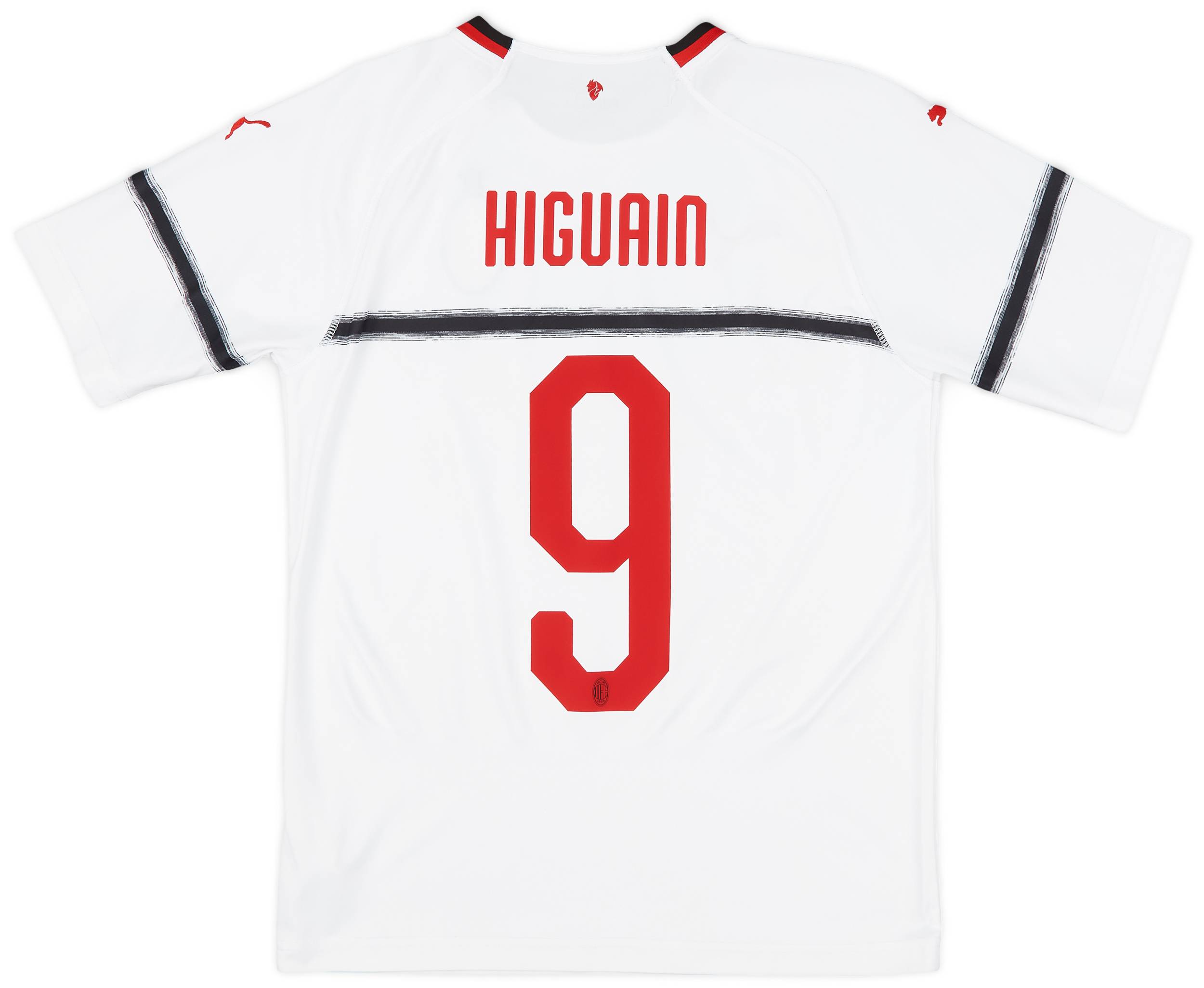2018-19 AC Milan Away Shirt Higuain #9 - 6/10 - (S)