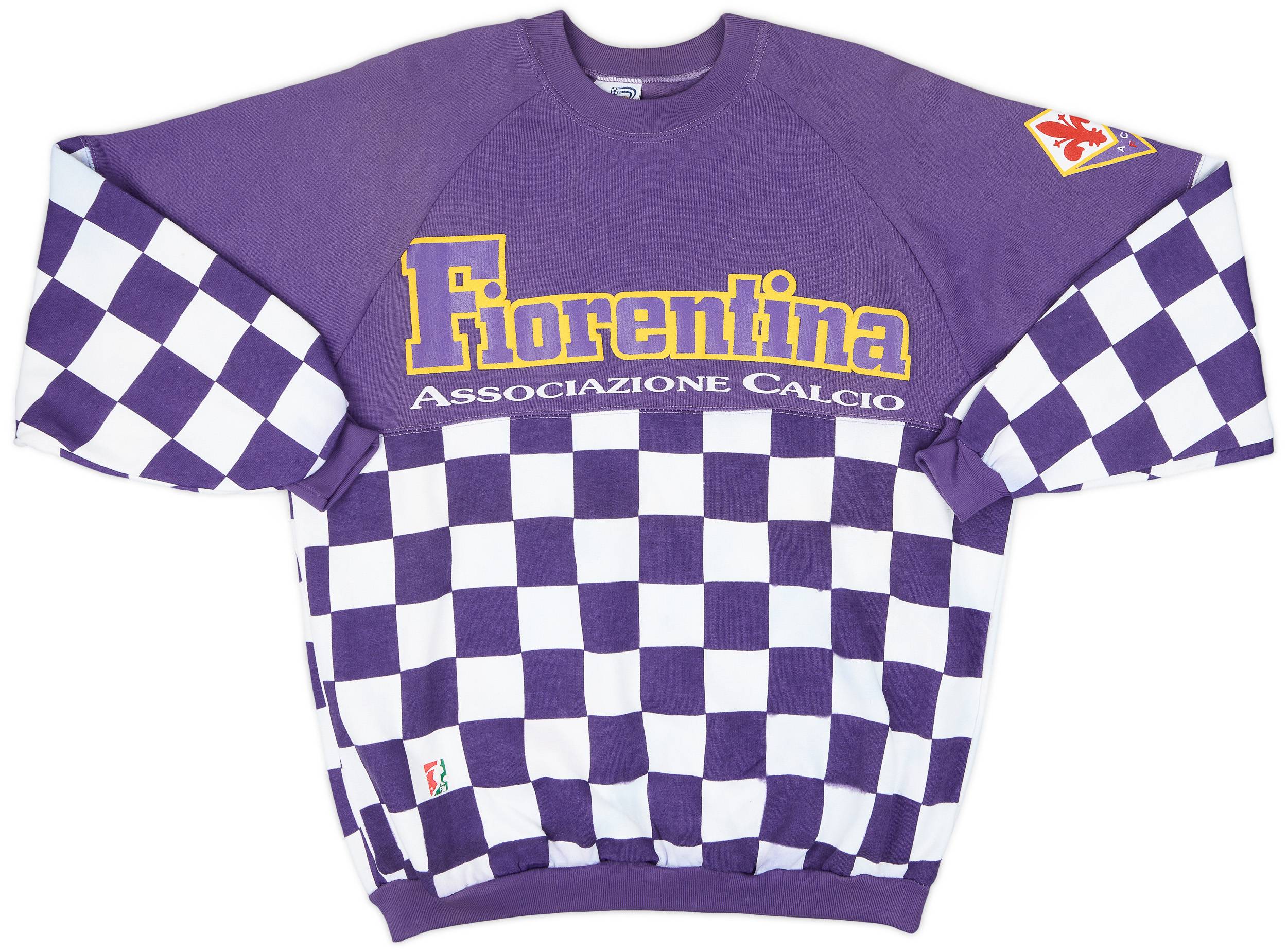 1990-91 Fiorentina Le Felpe Dei Grandi Club Sweat Top - 6/10 - (L)