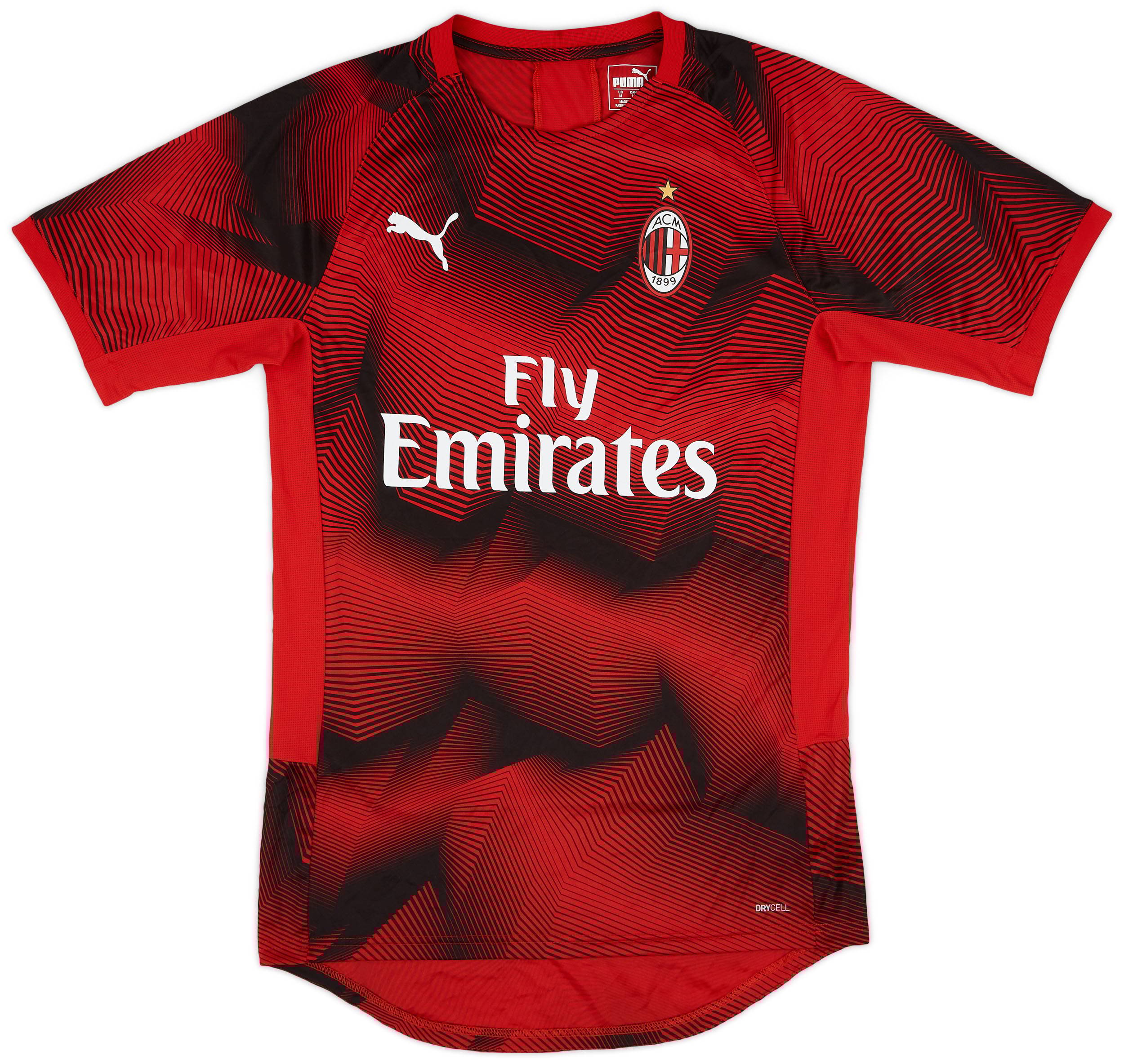 2018-19 AC Milan Puma Training Shirt - 9/10 - (M)
