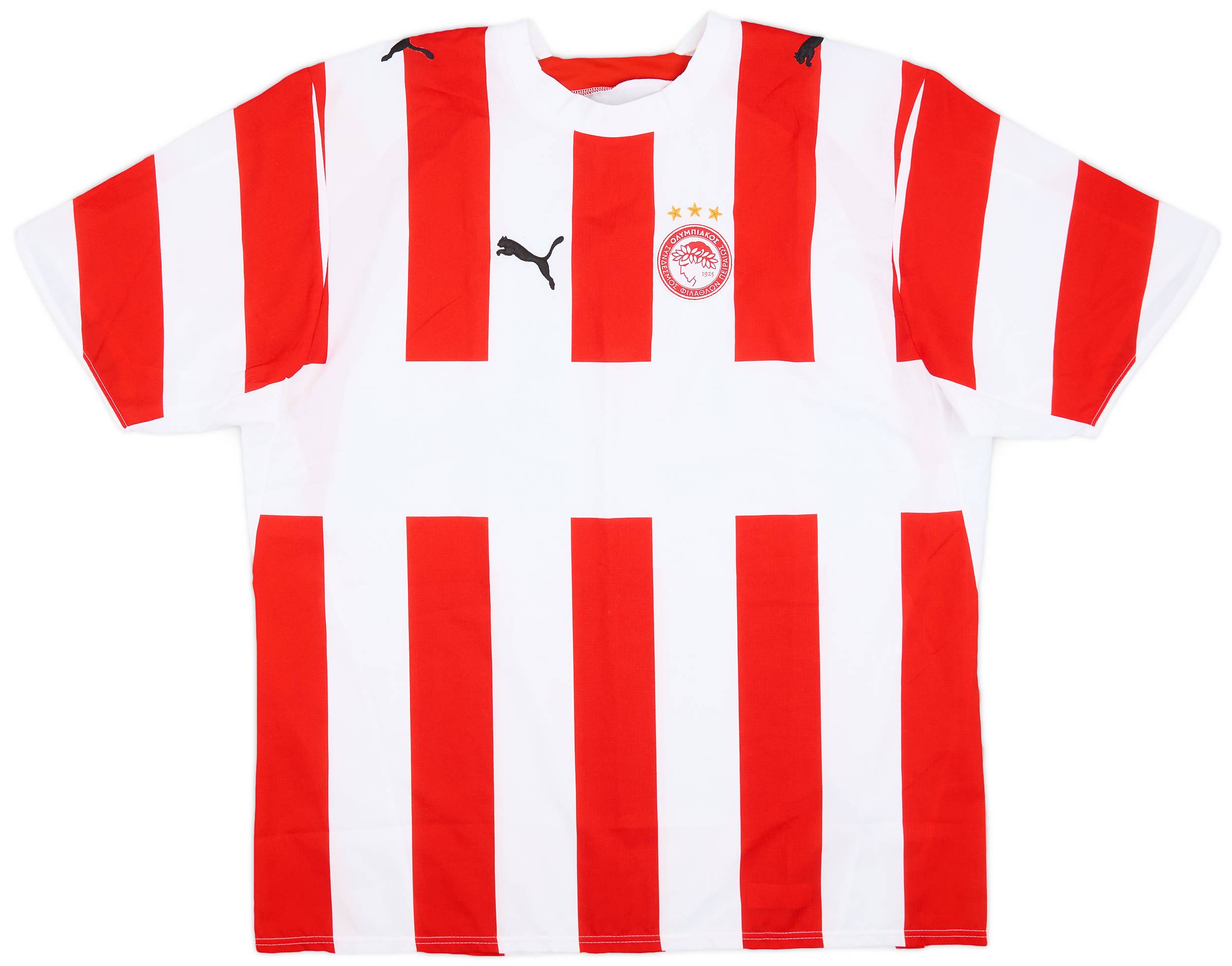 2006-07 Olympiakos Home Shirt - 8/10 - (XL)