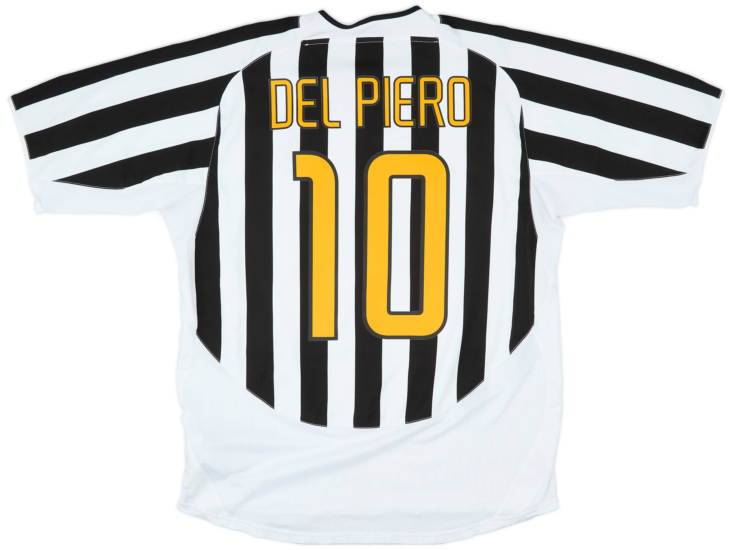 2003-04 Juventus Home Shirt Del Piero #10 - 7/10 - (XL)