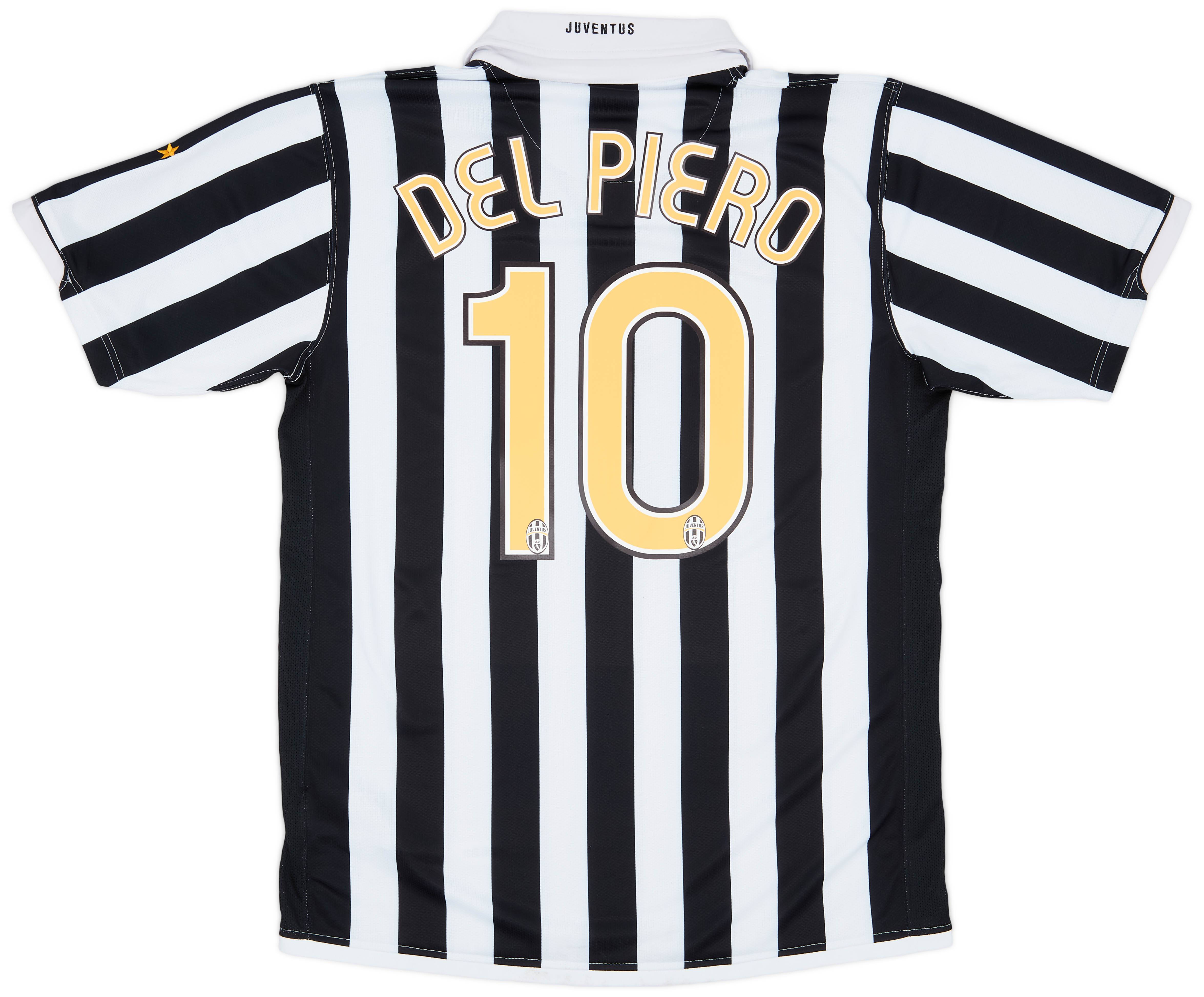 2006-07 Juventus Home Shirt Del Piero #10 - 8/10 - (L)