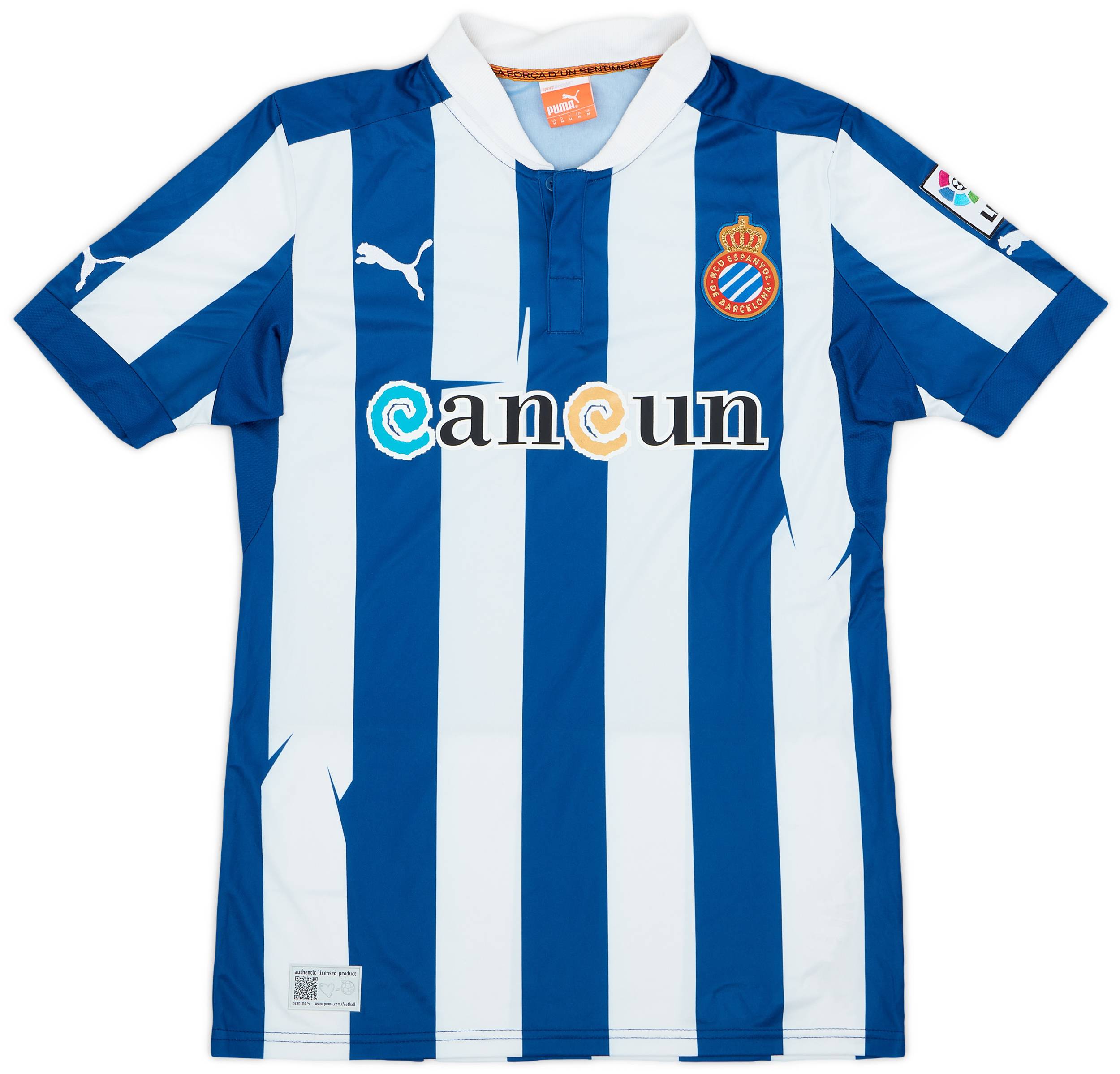 2012-13 Espanyol Home Shirt - 9/10 - (M)