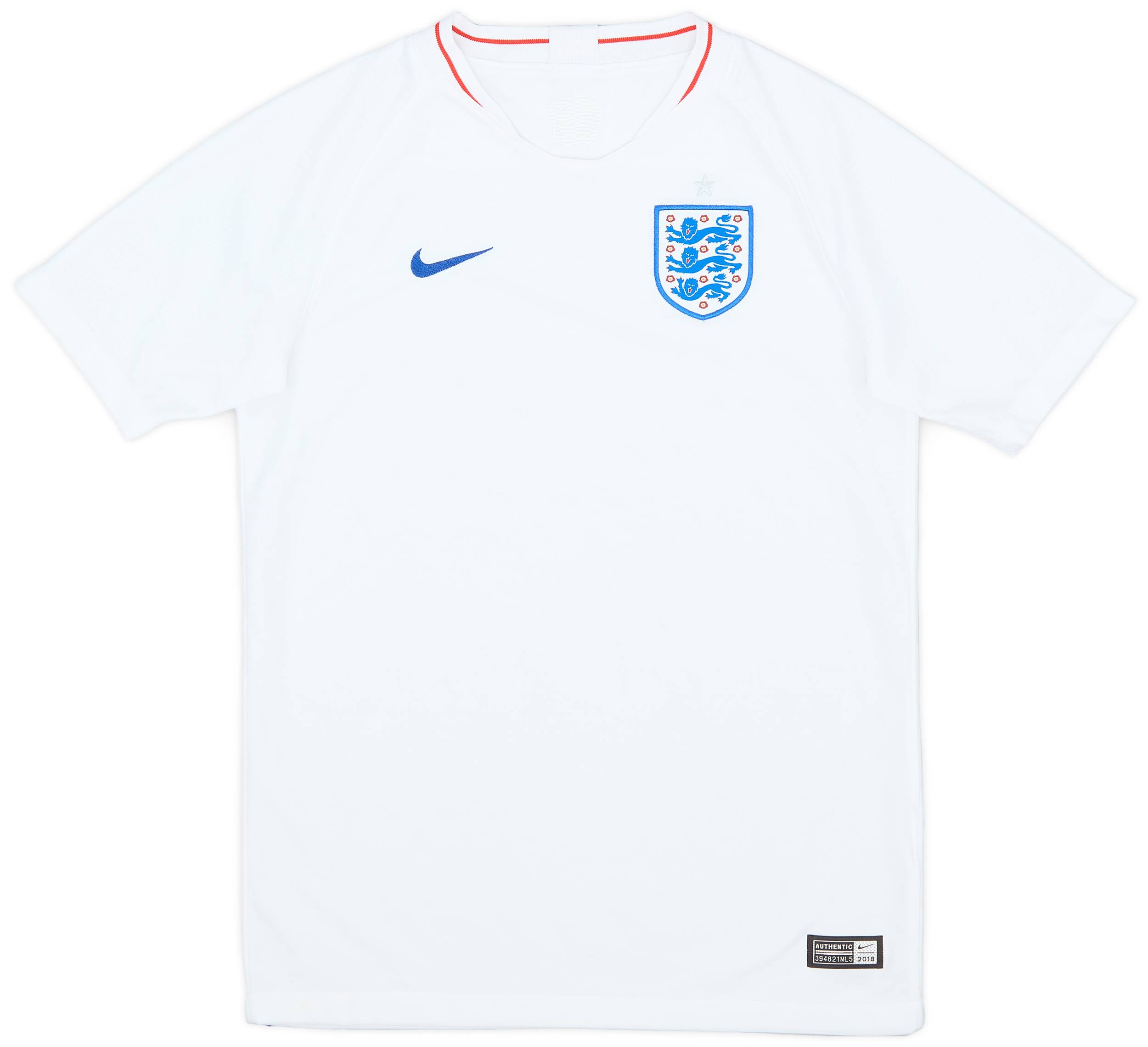 2018-19 England Home Shirt - 8/10 - (L.Boys)