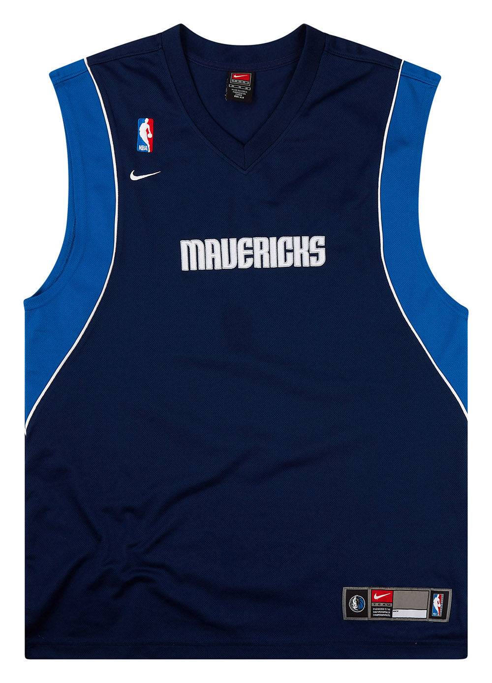2000-04 Dallas Mavericks Nike Training Jersey M