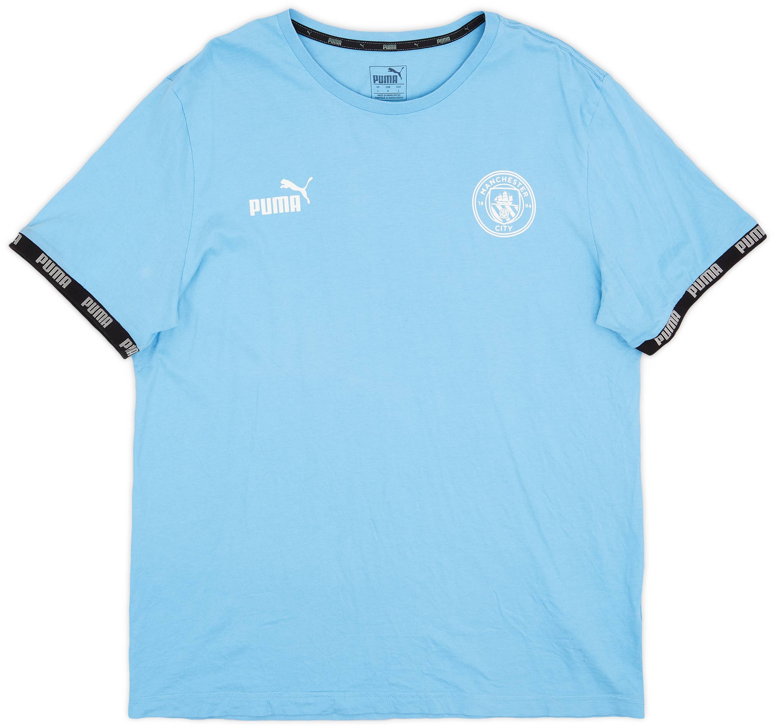 2019-20 Manchester City Puma Cotton Tee - 8/10 - (L)