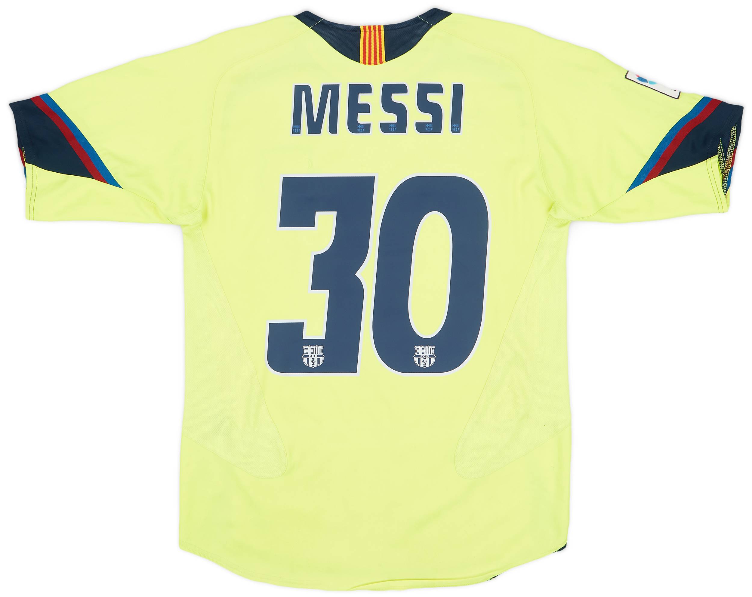 最新作売れ筋が満載 2005-06 Barcelona Away Shirt Messi #30 - 7/10 - (S) ウェア