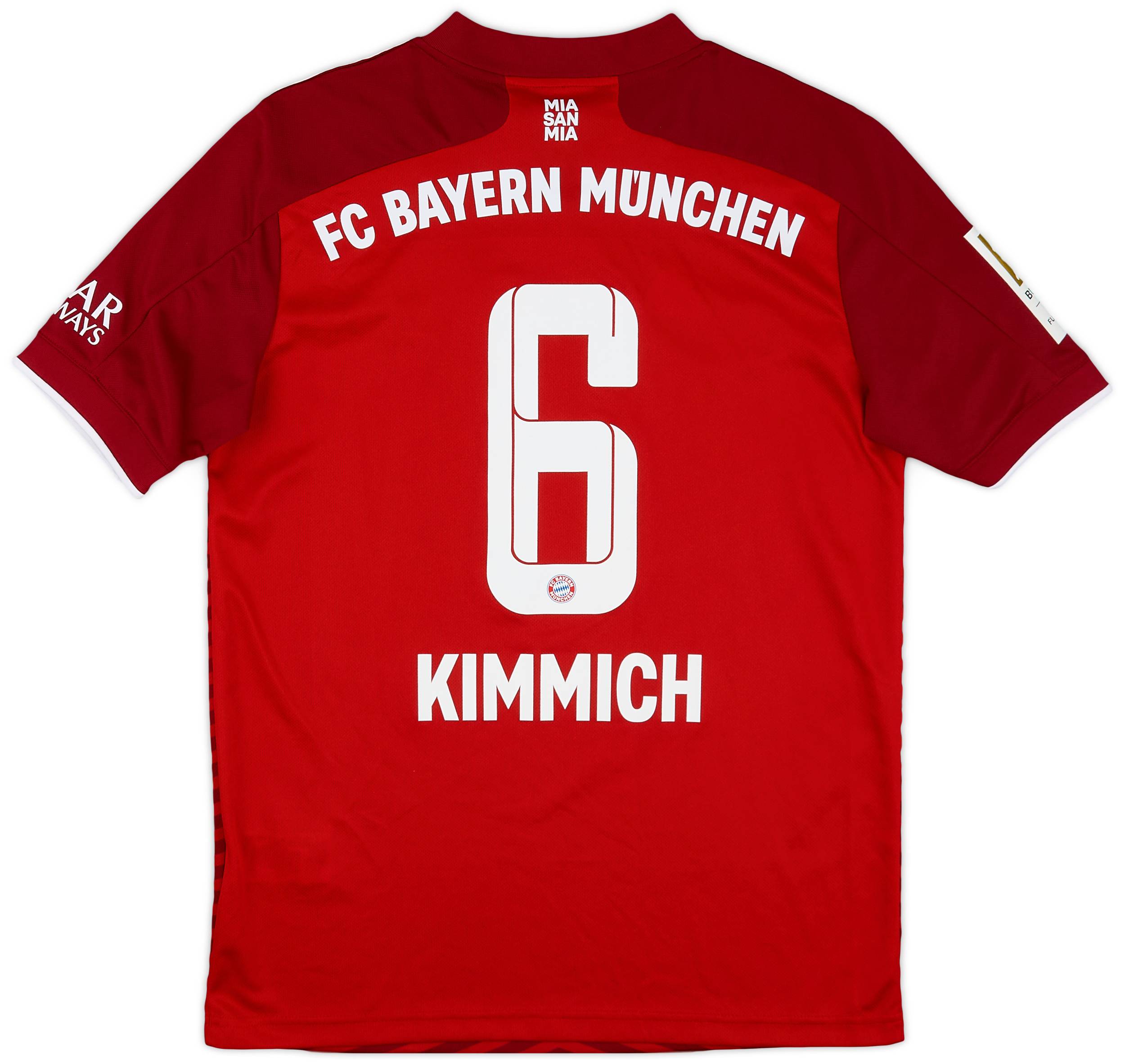 2021-22 Bayern Munich Home Shirt Kimmich #6 - 8/10 - (XL.Boys)