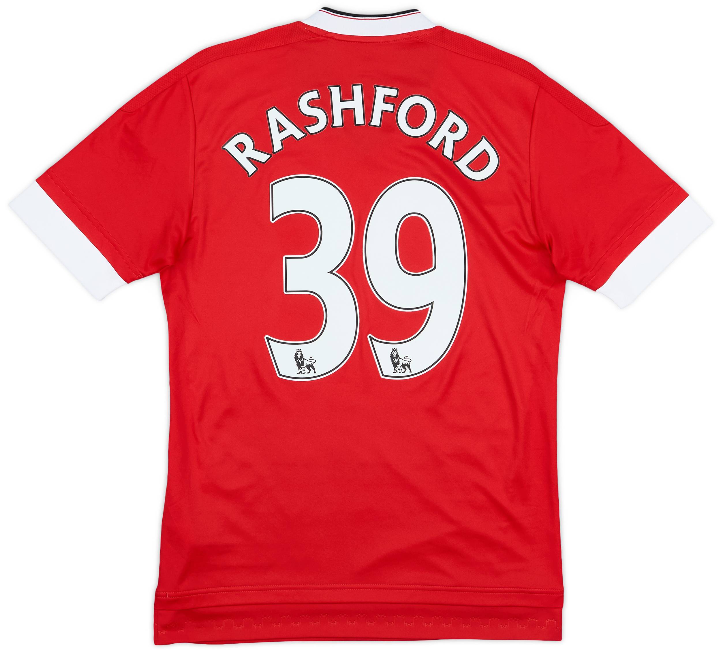 2015-16 Manchester United Home Shirt Rashford #39 - 9/10 - (XS)