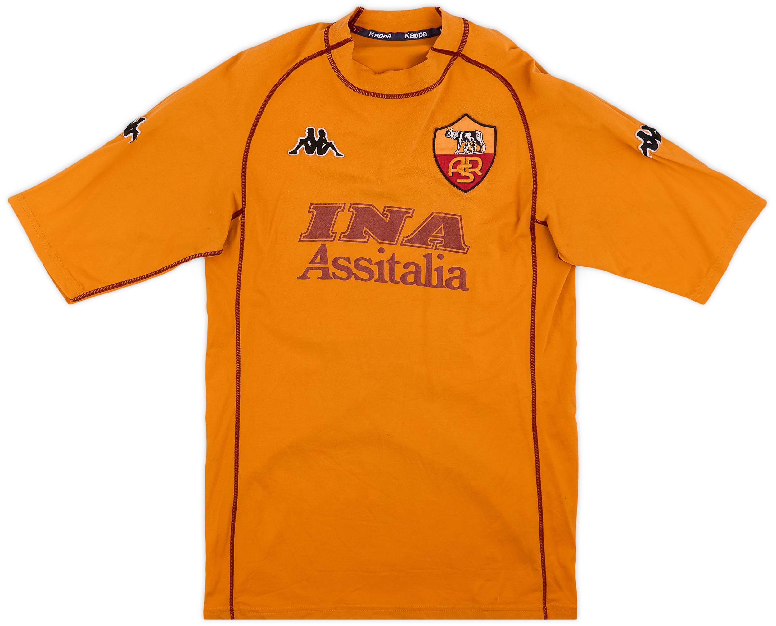 2000-01 Roma GK S/S Shirt - 6/10 - (L)