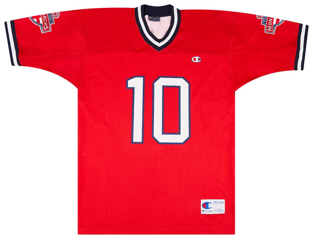 1998 England Monarchs Allen #10 Champion Jersey (Home) XL