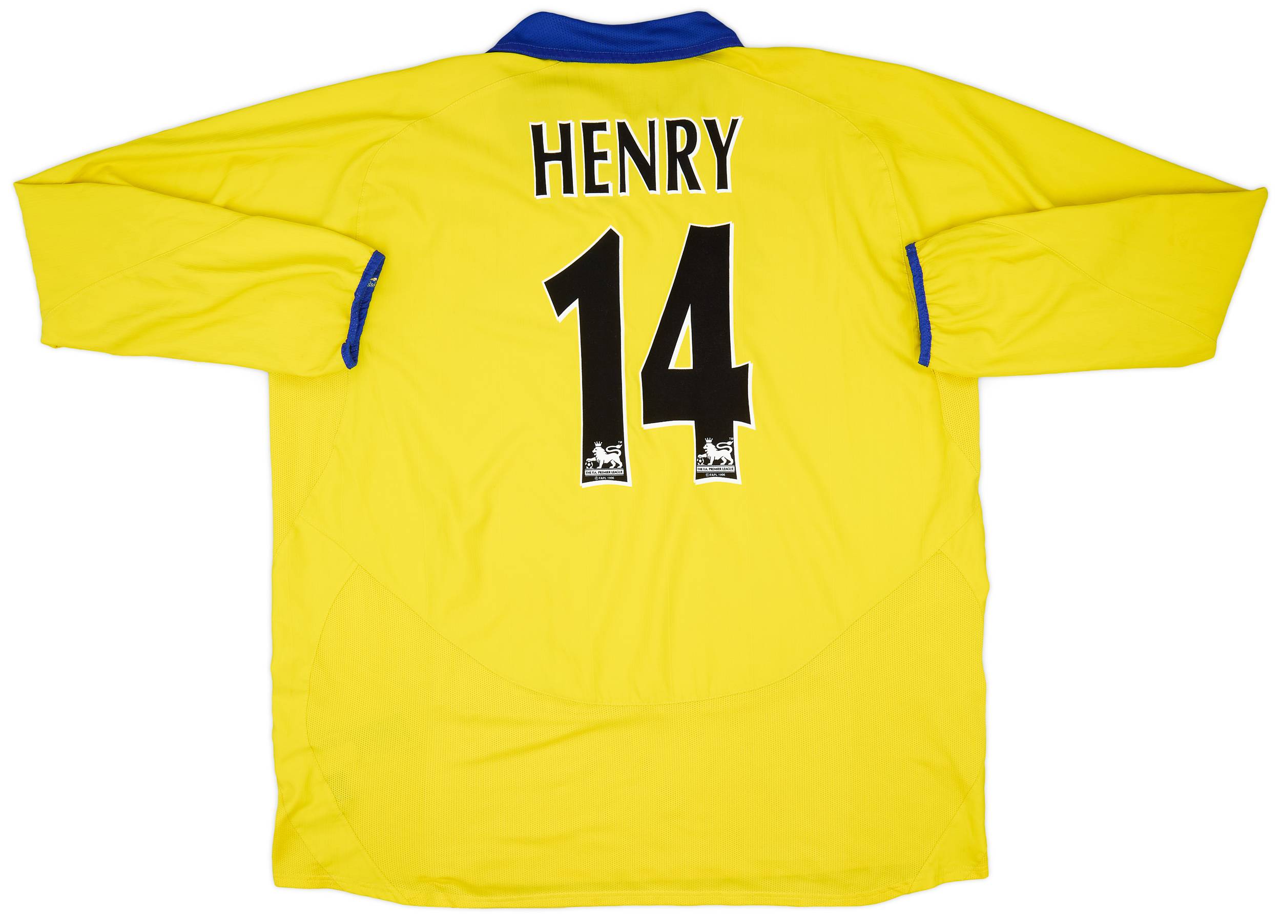Vintage AUTHENTIC Thierry Henry Nike Arsenal O2 #14 Jersey