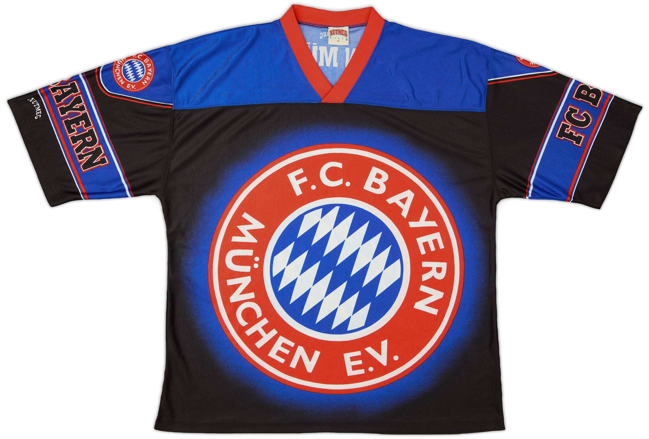 1990s Bayern Munich Nutmeg Graphic Shirt - 8/10 - (XL)