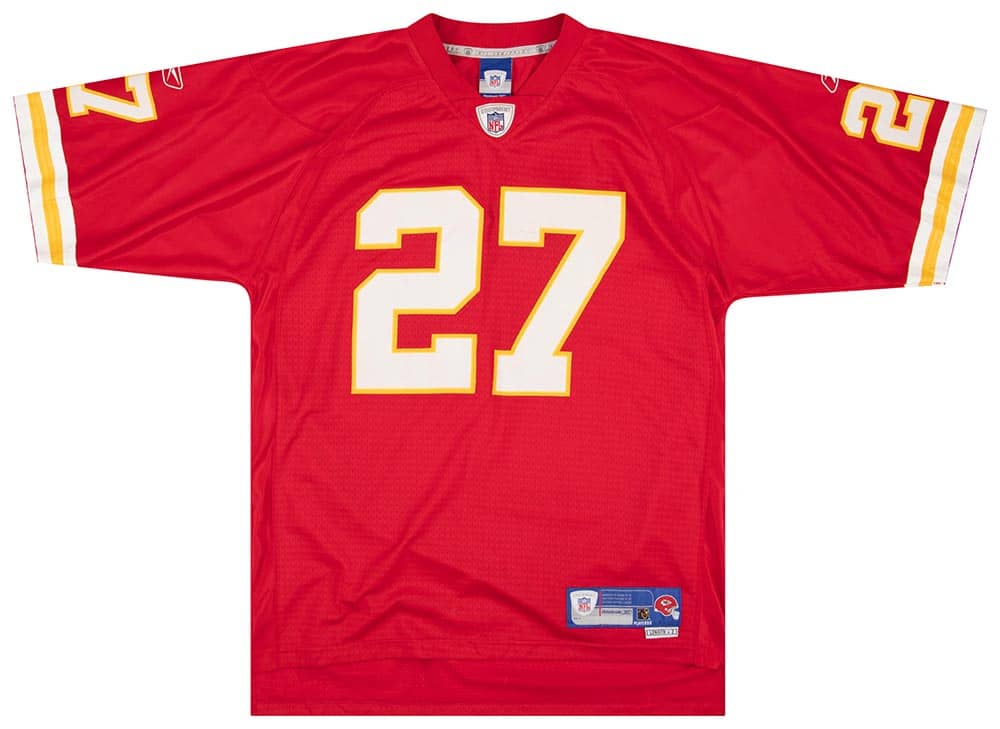 2005-06 Kansas City Chiefs L. Johnson #27 Reebok Premier Jersey (Home) L