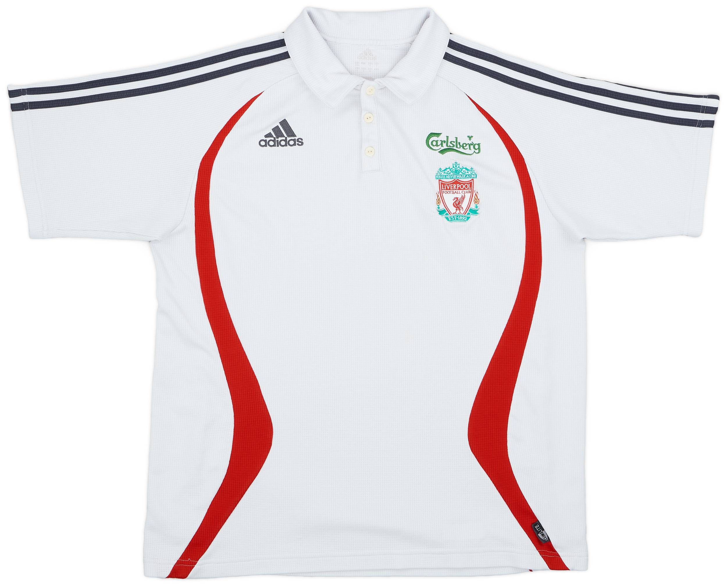 2006-07 Liverpool adidas Polo Shirt - 6/10 - (XL)