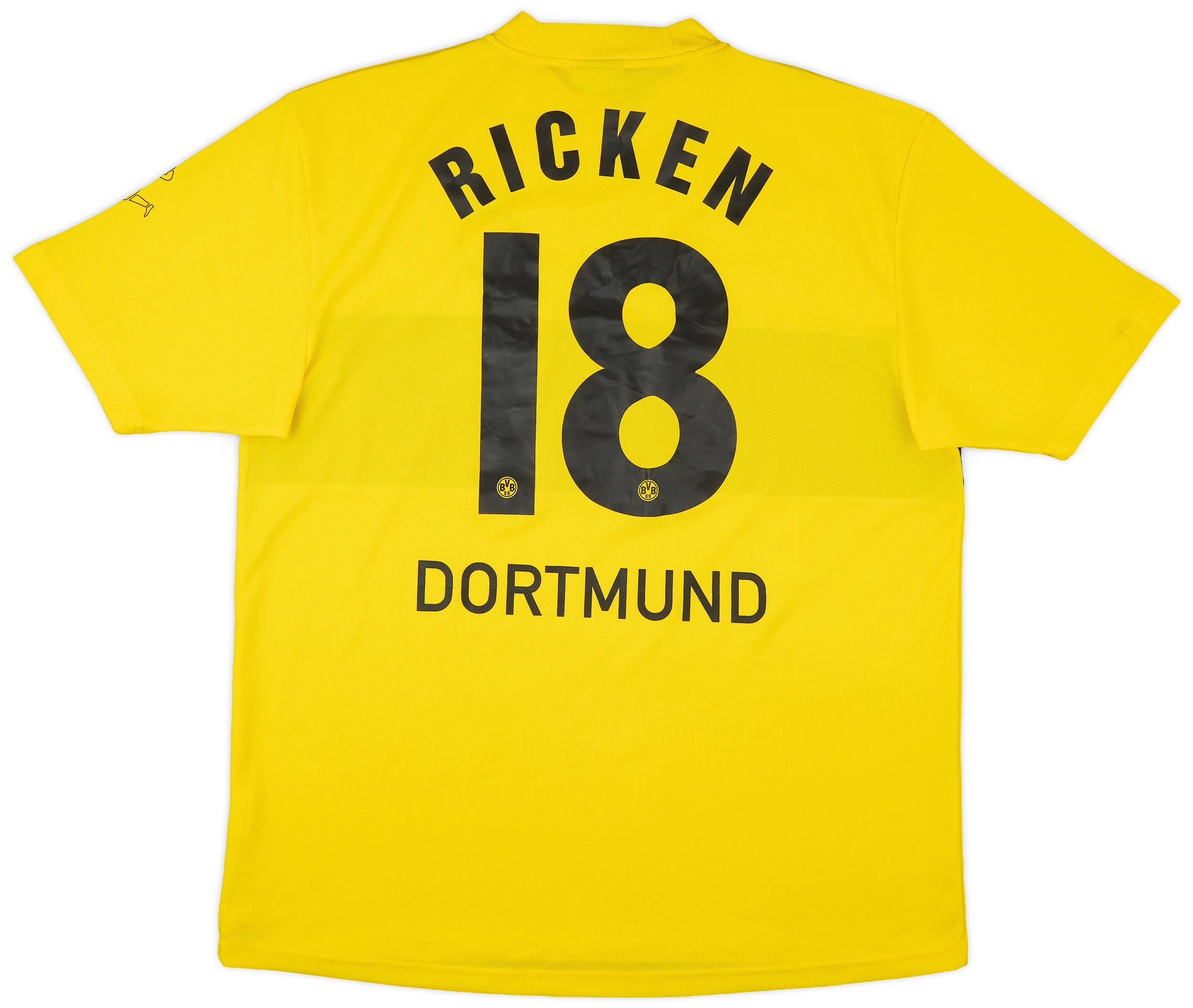2002-03 Borussia Dortmund Home Shirt Ricken #18 - 8/10 - (XXL)