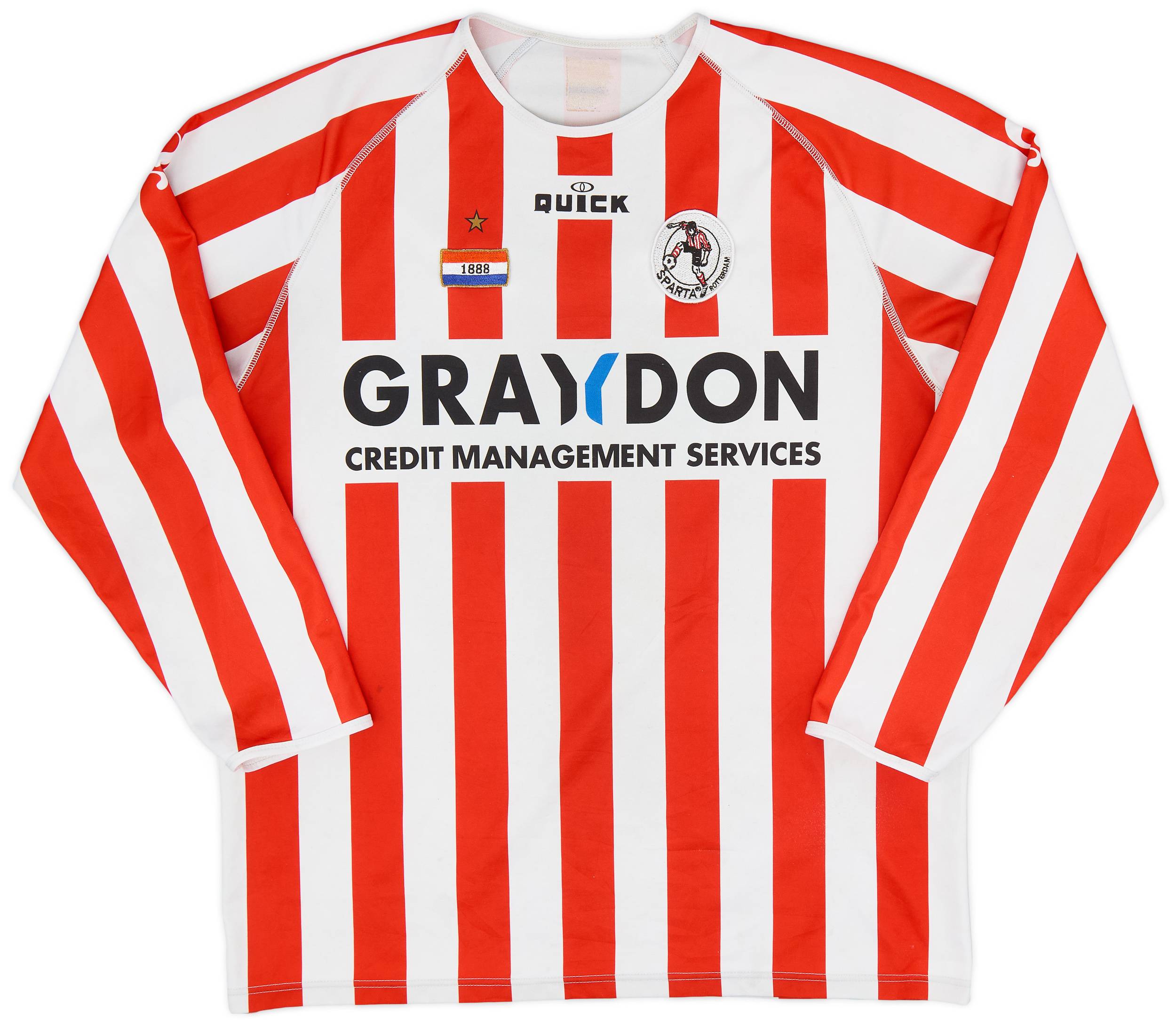 2004-05 Sparta Rotterdam Home L/S Shirt - 6/10 - (XL)