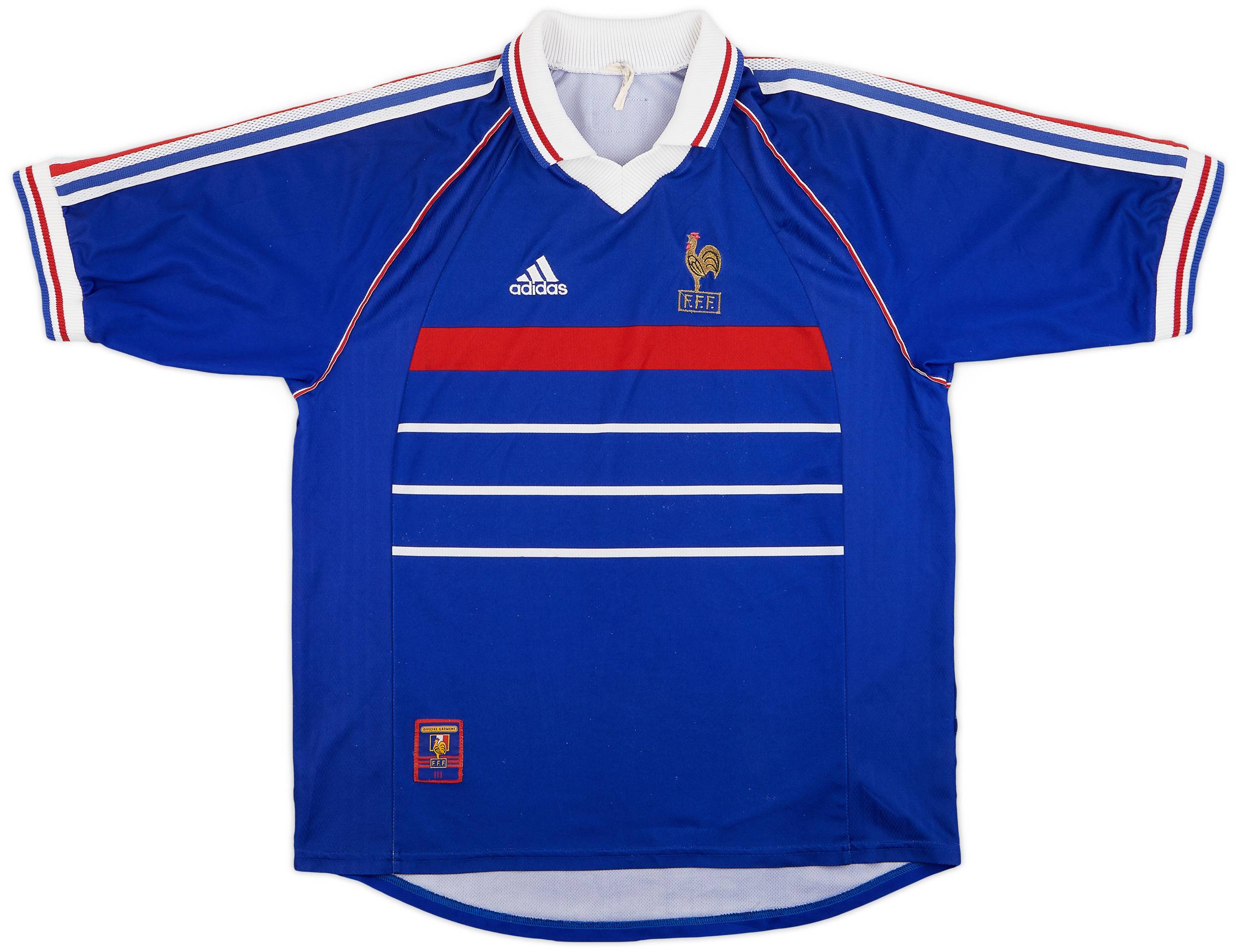 1998-00 France Home Shirt - 9/10 - (L)