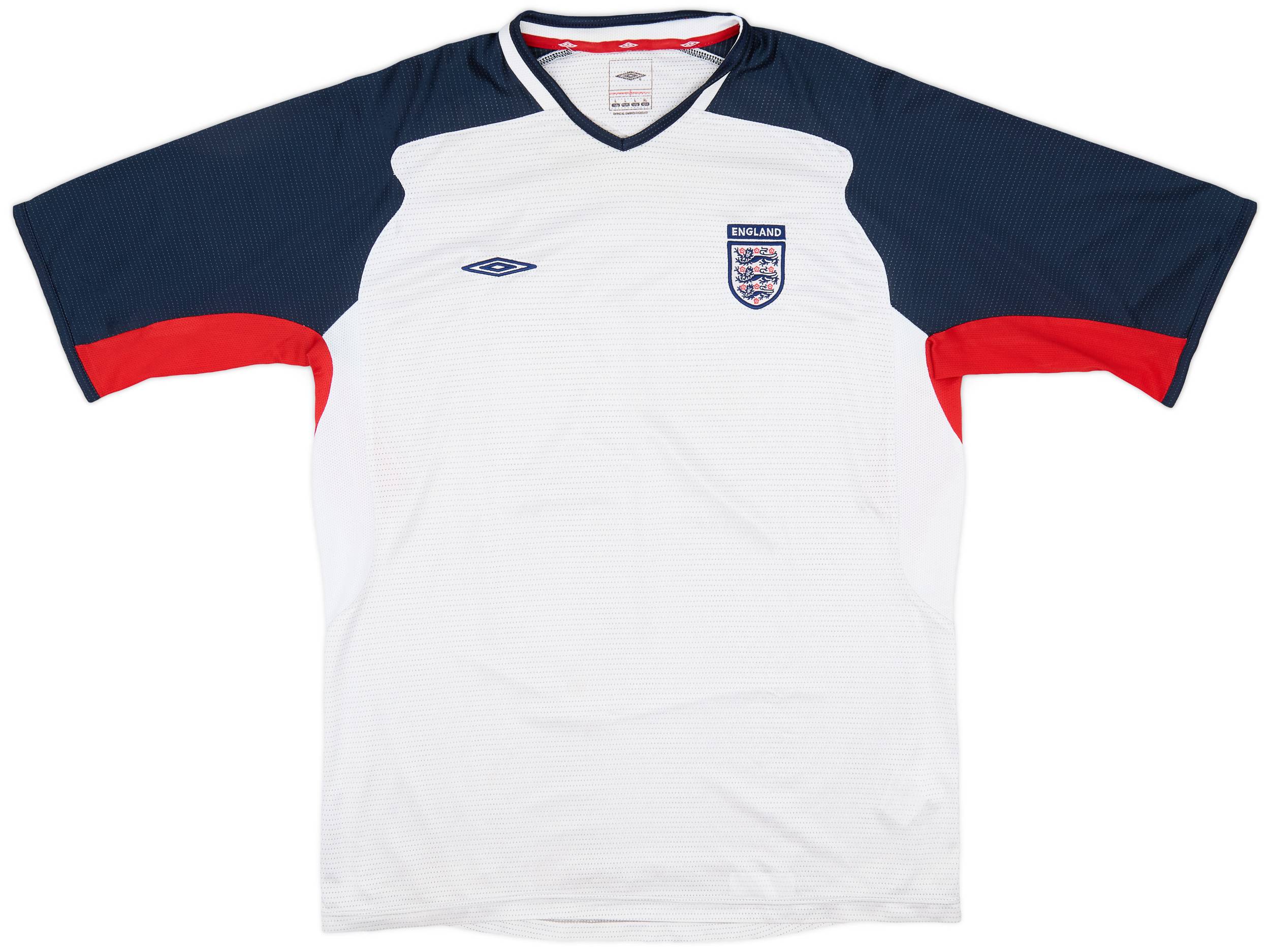 2005-06 England Umbro Training Shirt - 7/10 - (L)