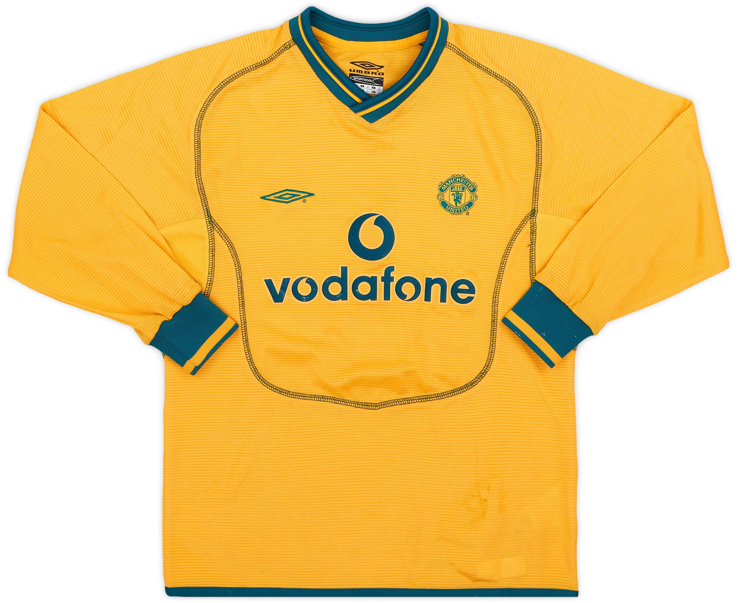2000-02 Manchester United GK Shirt - 5/10 - (S.Boys)