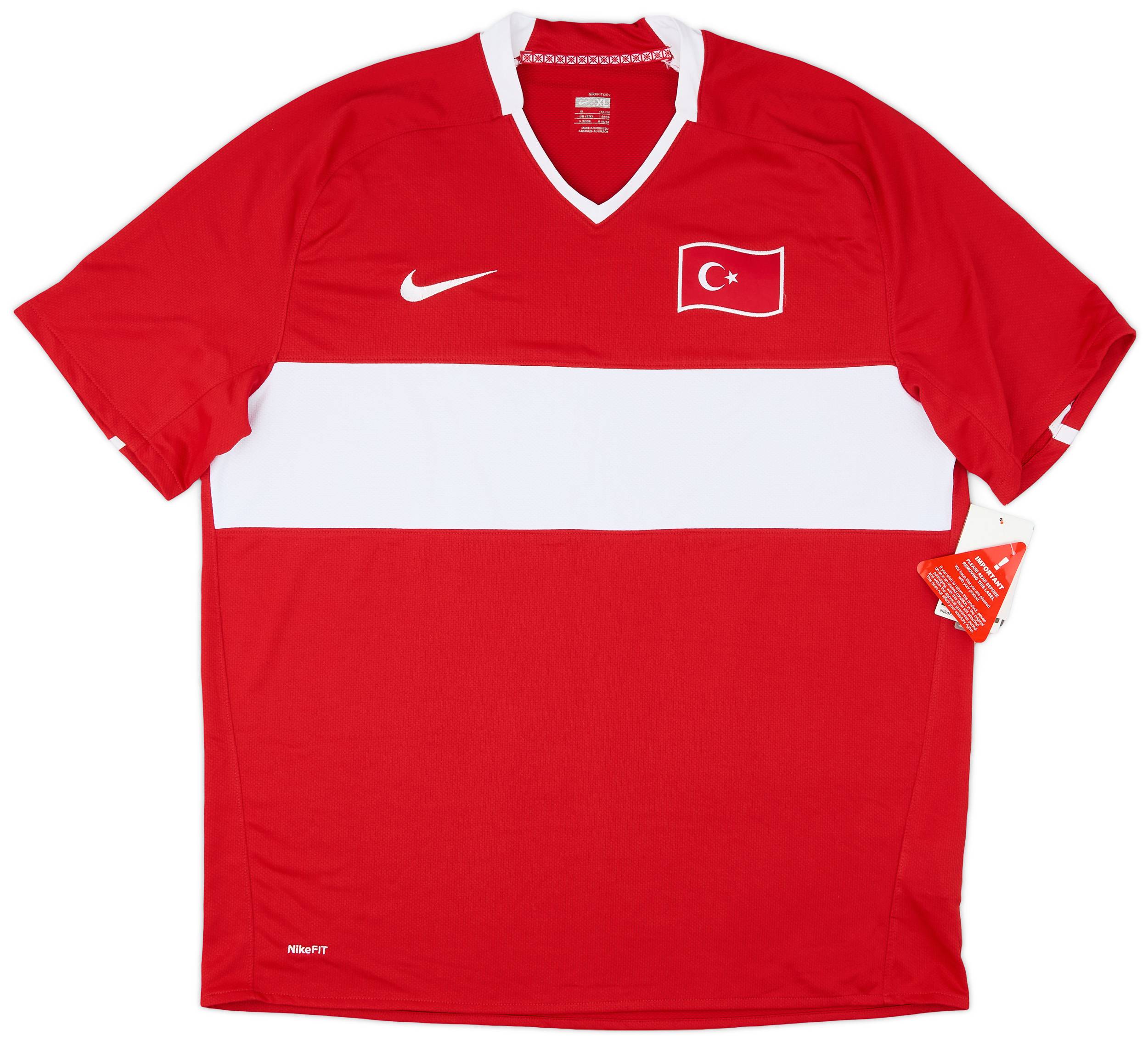 2008-10 Turkey Home Shirt (XL)