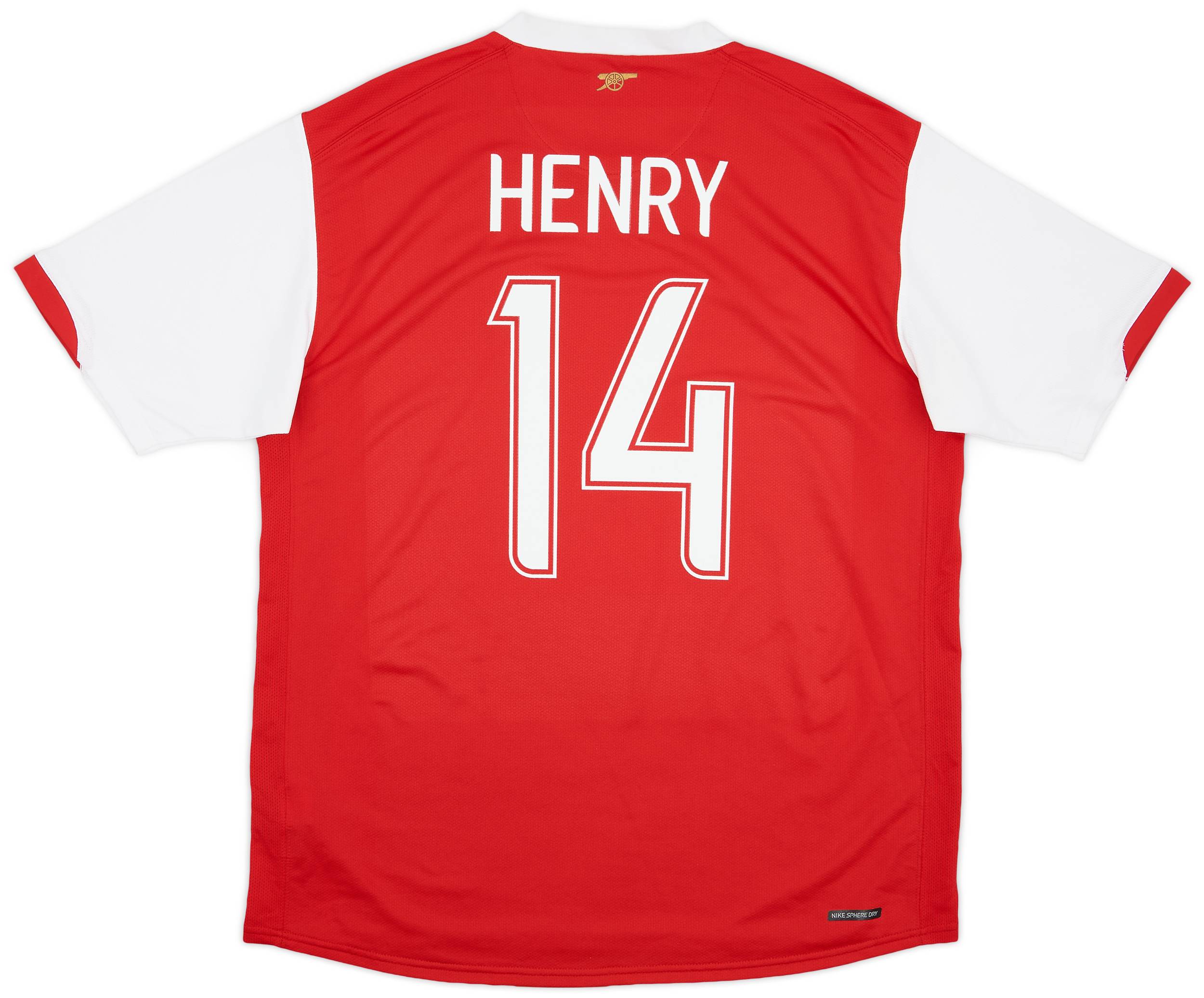 2006-08 Arsenal Home Shirt Henry #14 - 7/10 - (L)